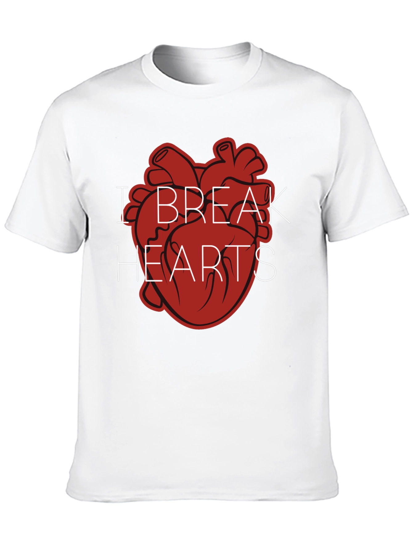 I Break Hearts Graphic Tee - Mens Black T-Shirt