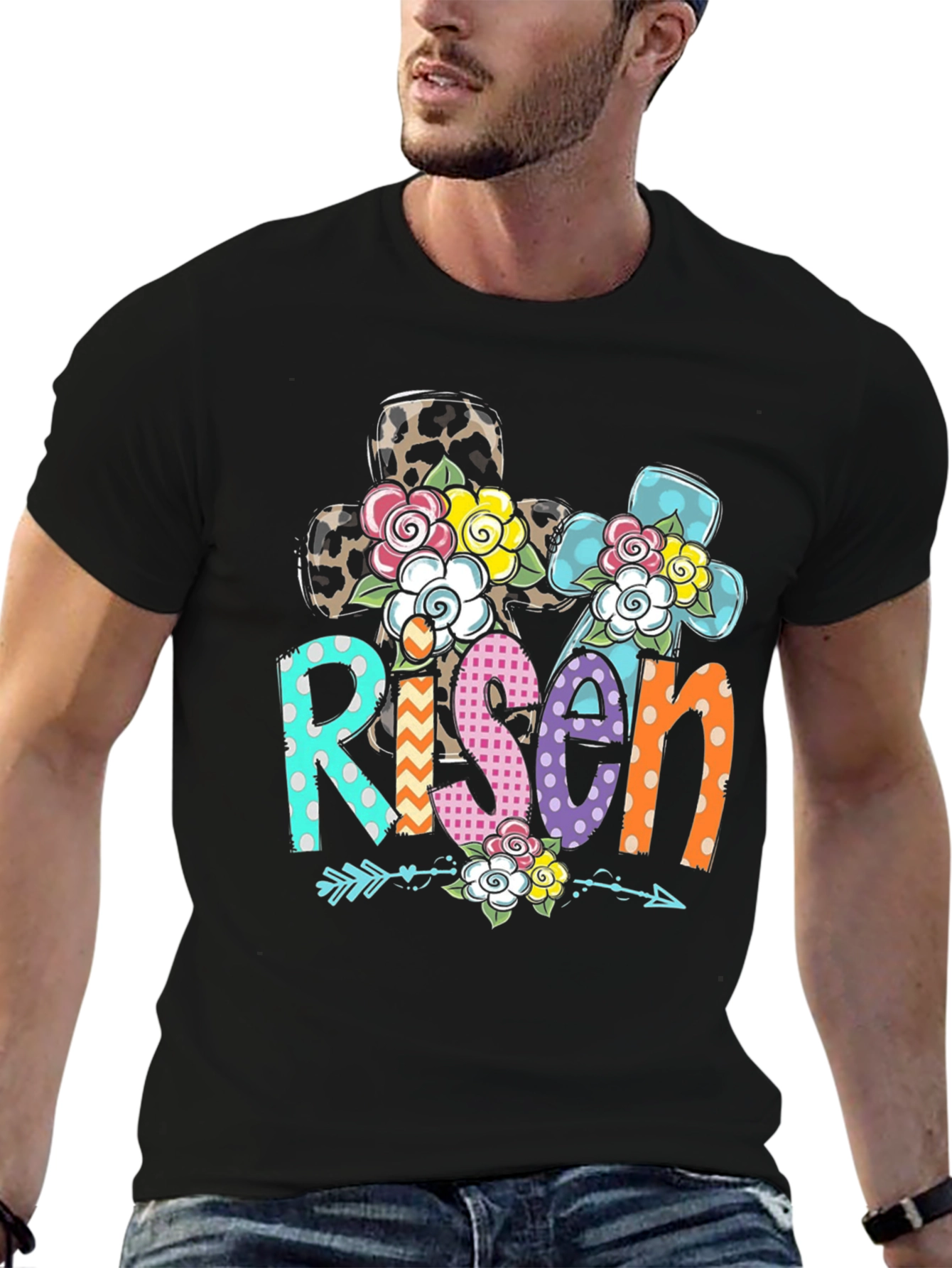 Risen Graphic Tee - Easter Holiday Apparel
