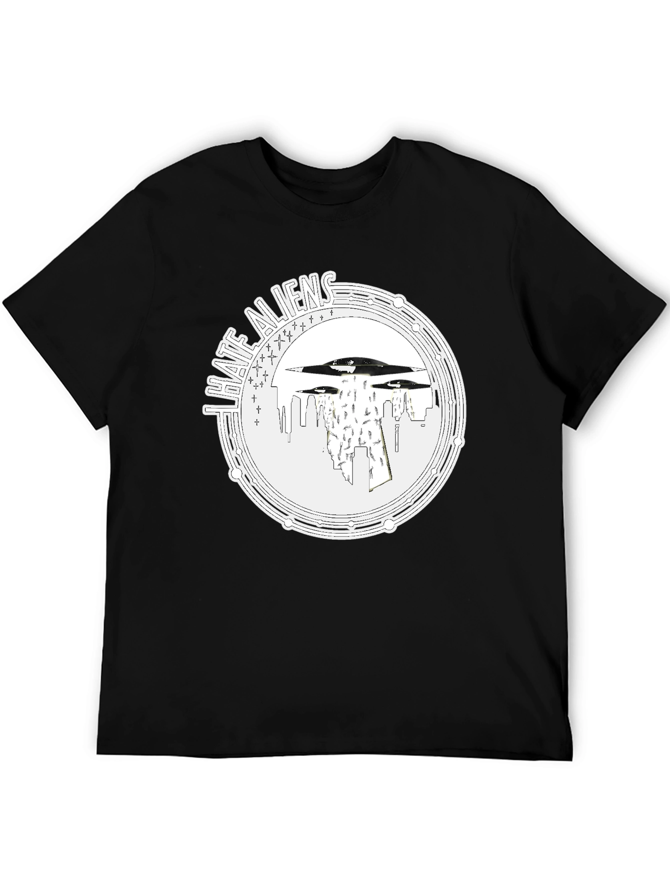 I Hate Aliens UFO T-Shirt