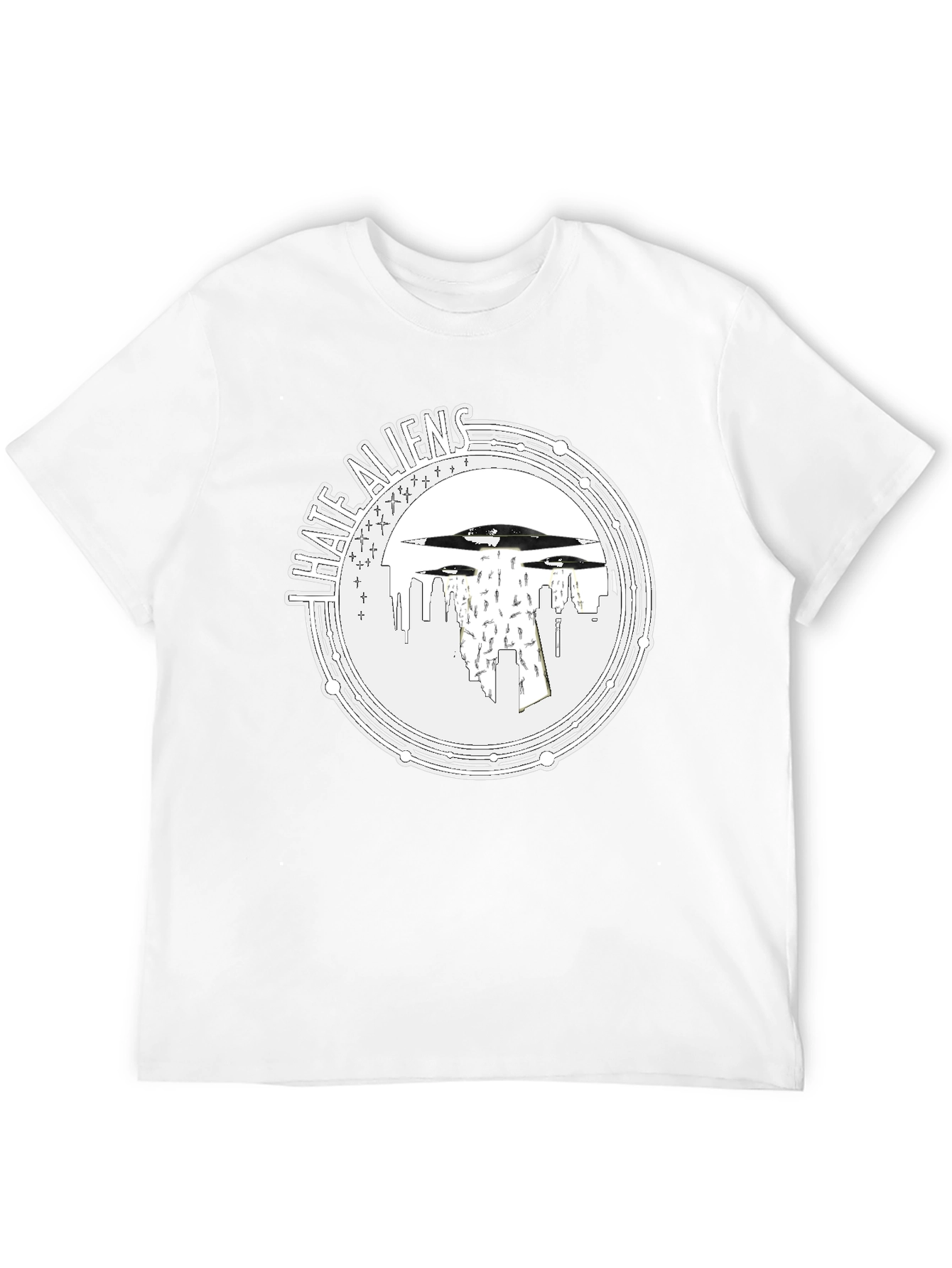 I Hate Aliens UFO T-Shirt