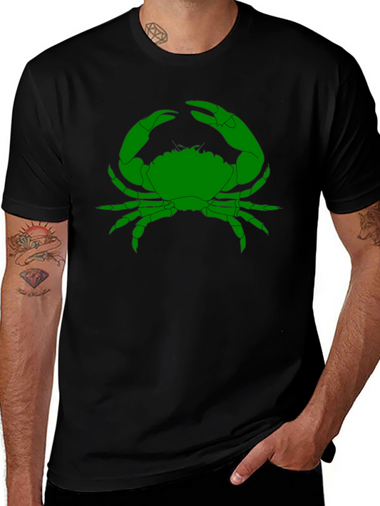 Green Crab Graphic T-Shirt - Black