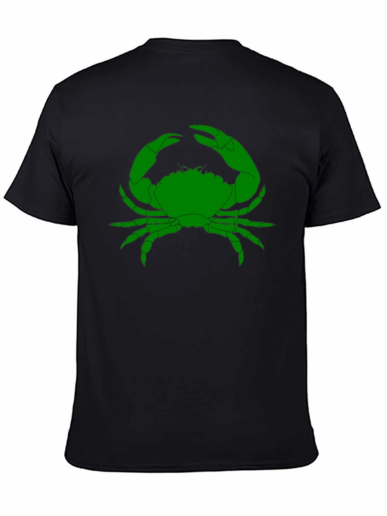 Green Crab Graphic T-Shirt - Black