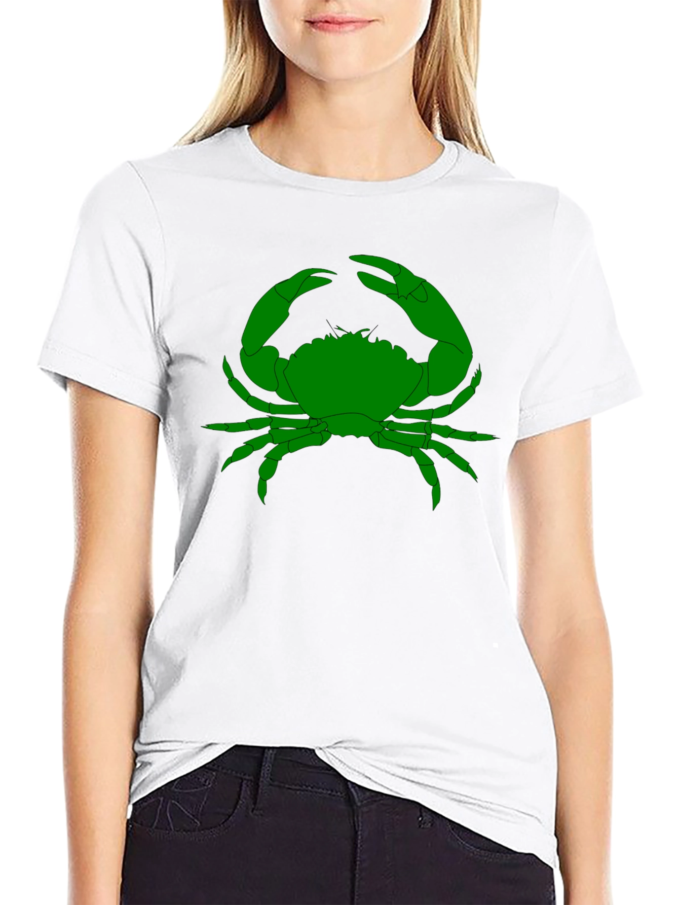 Green Crab Graphic T-Shirt - Black