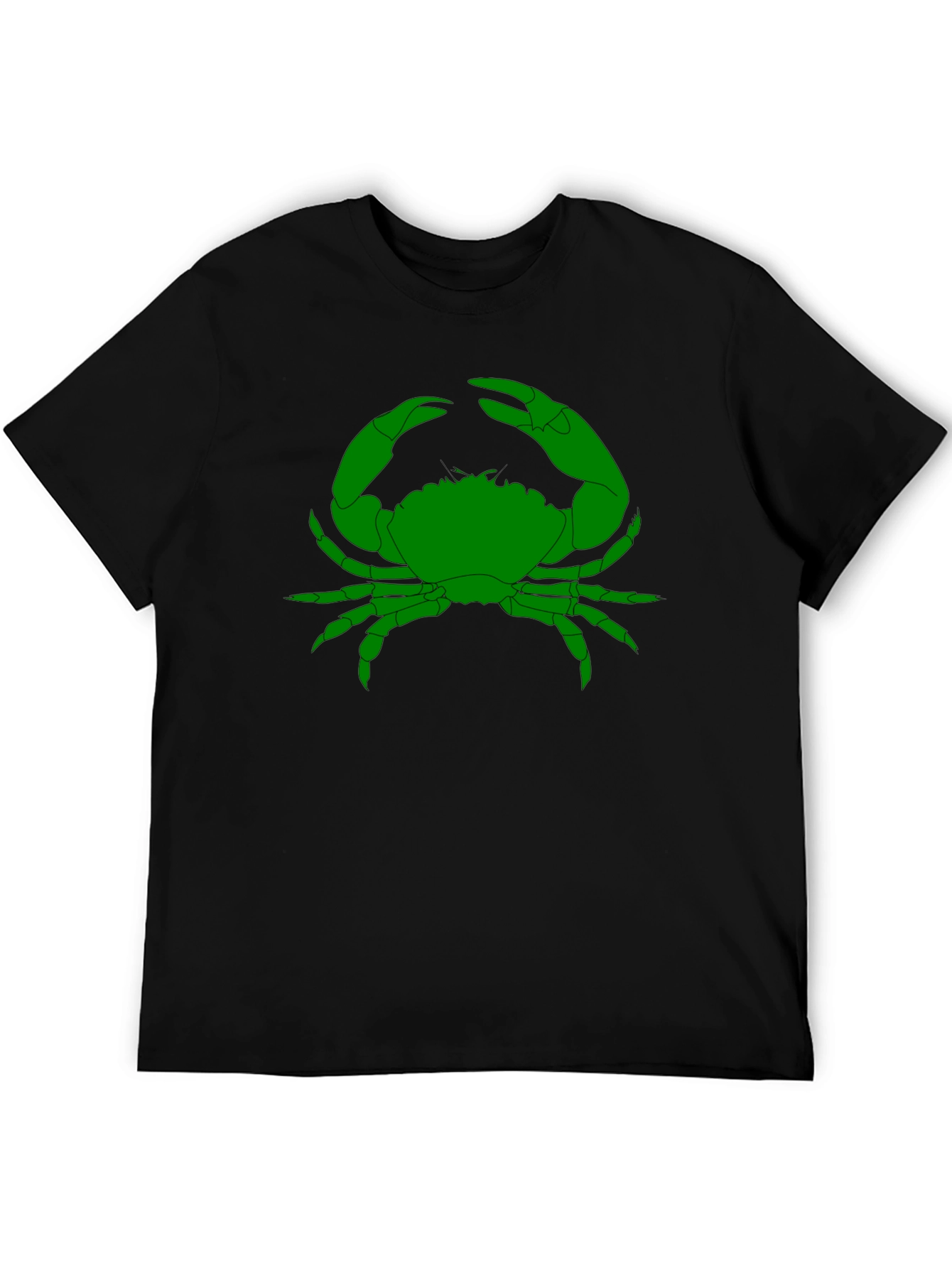 Green Crab Graphic T-Shirt - Black