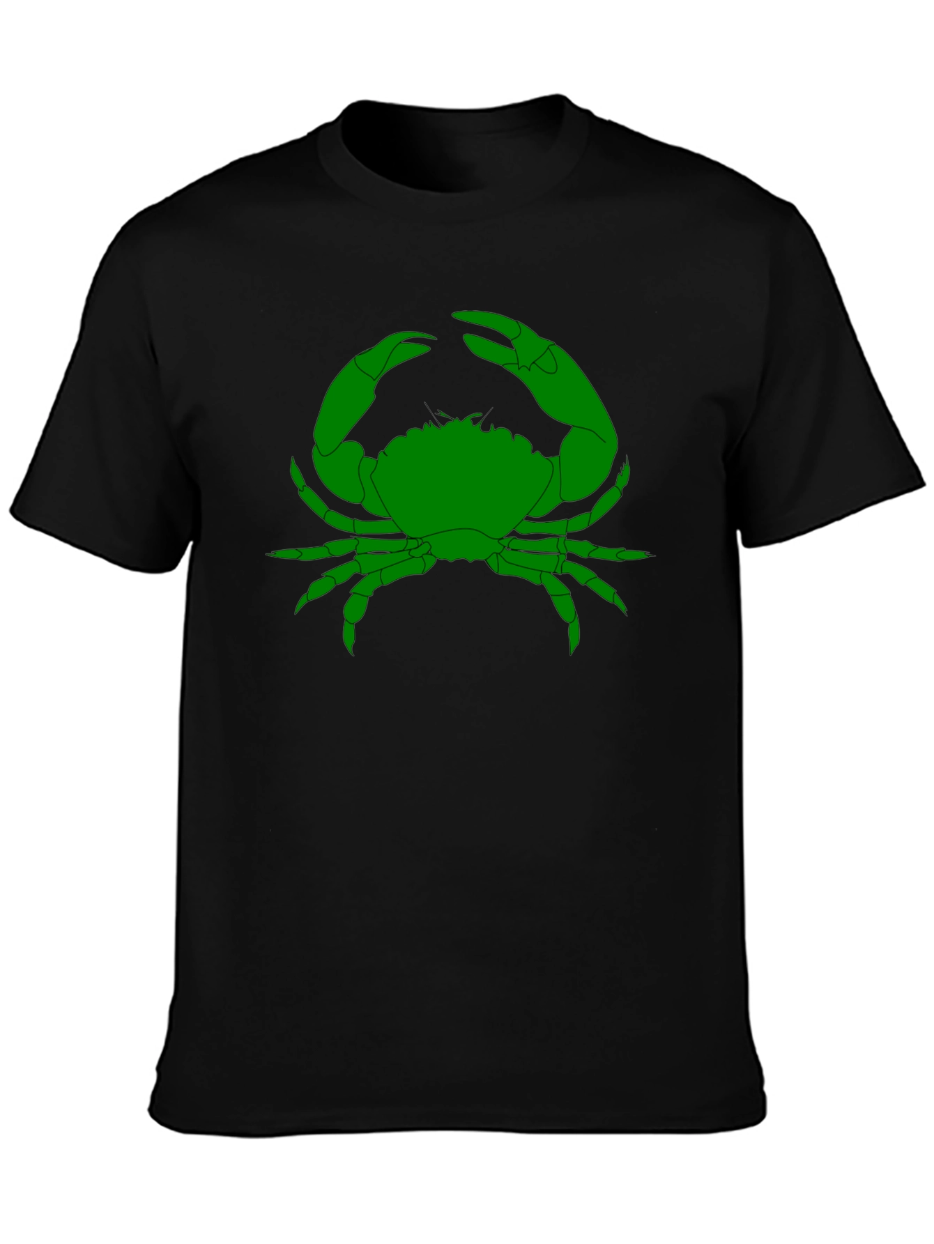 Green Crab Graphic T-Shirt - Black