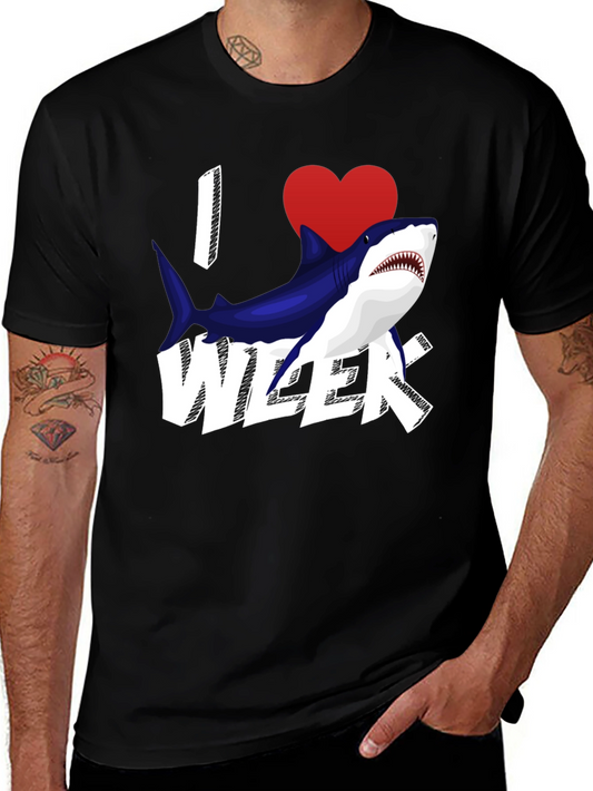 I Heart Shark Week Graphic Tee