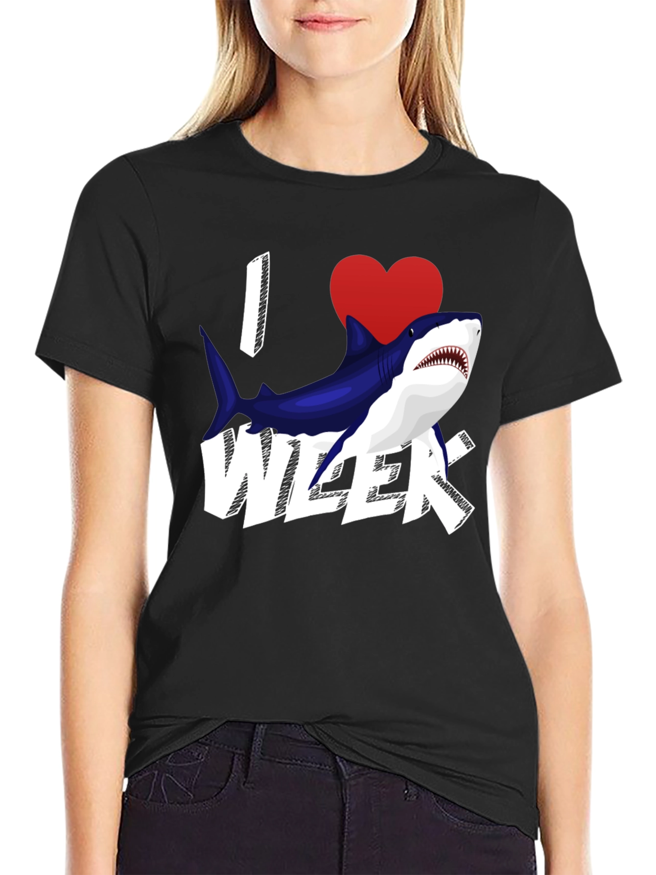 I Heart Shark Week Graphic Tee