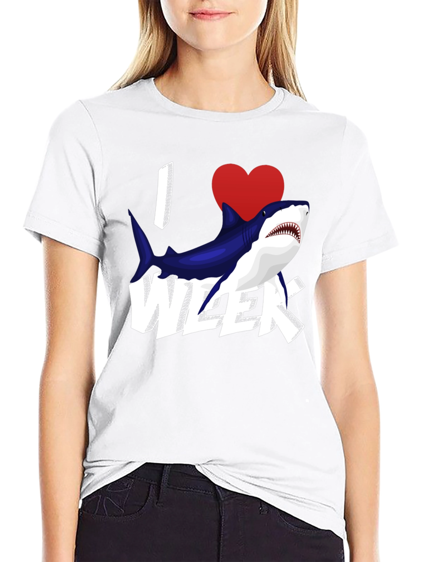 I Heart Shark Week Graphic Tee