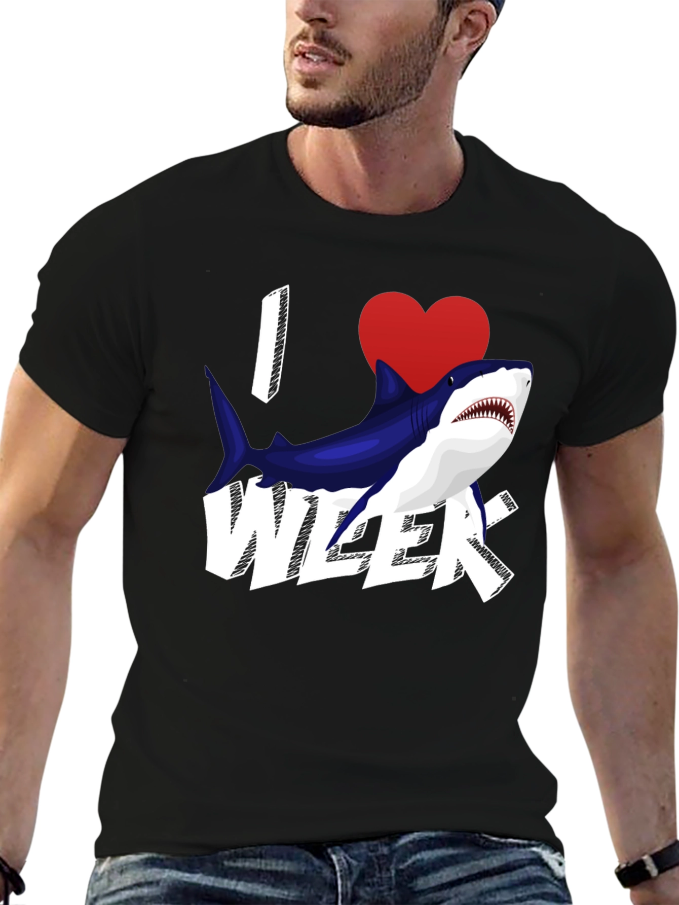 I Heart Shark Week Graphic Tee