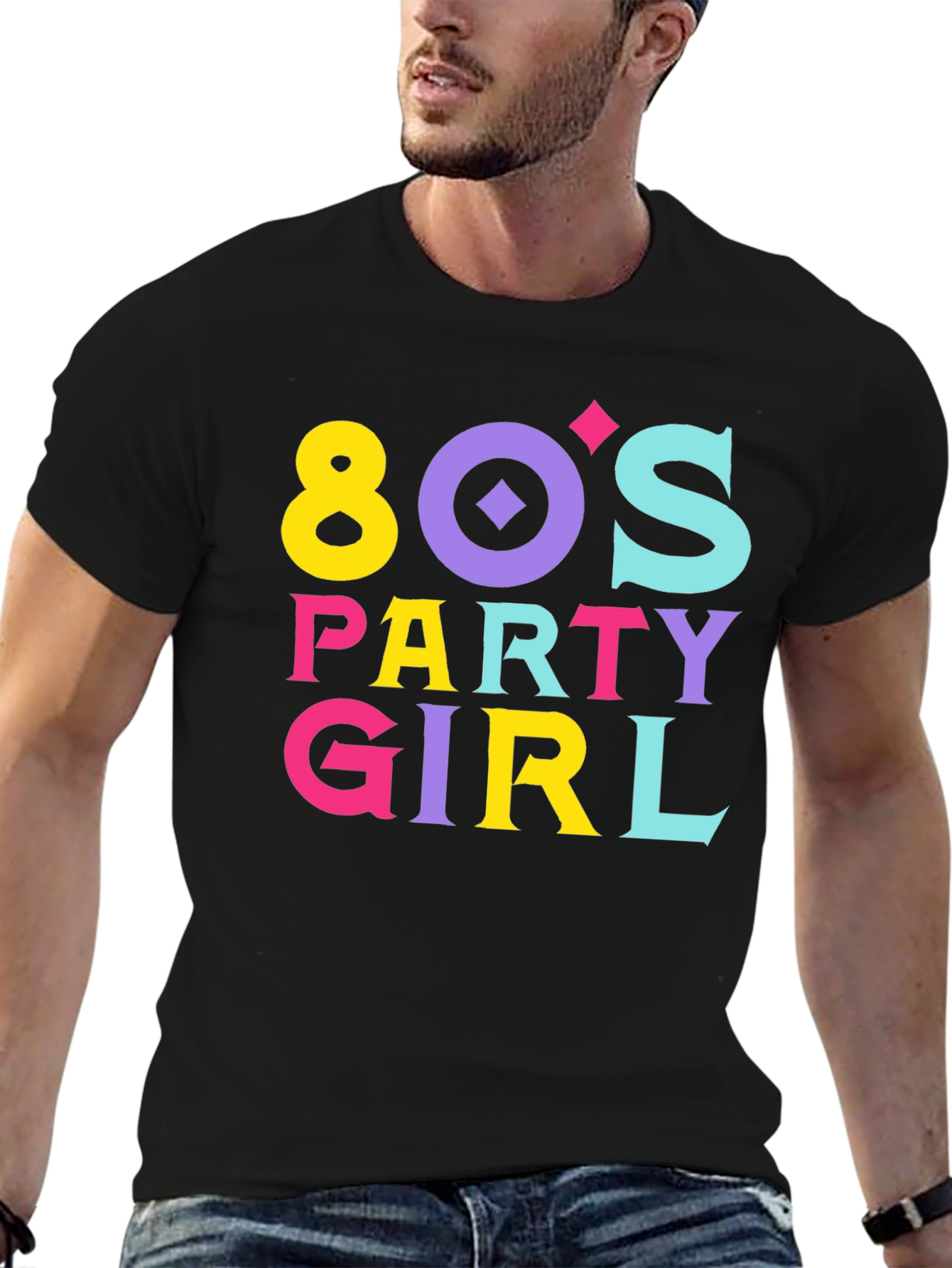 80s Party Girl Graphic Tee