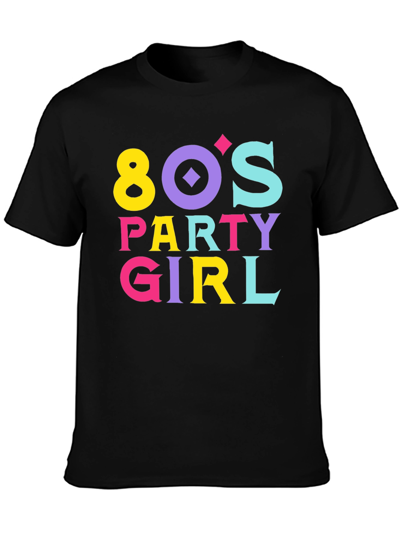 80s Party Girl Graphic Tee