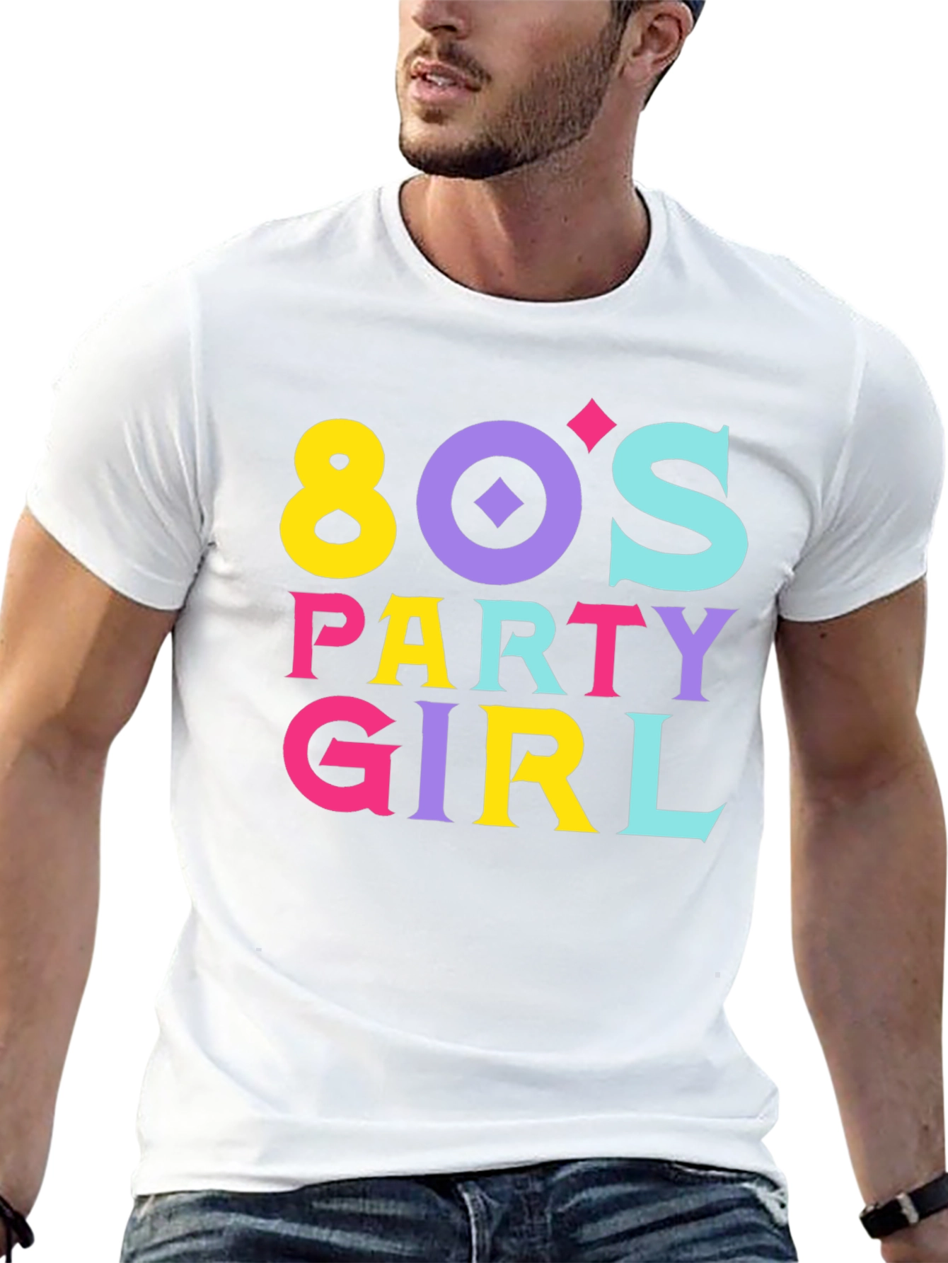 80s Party Girl Graphic Tee