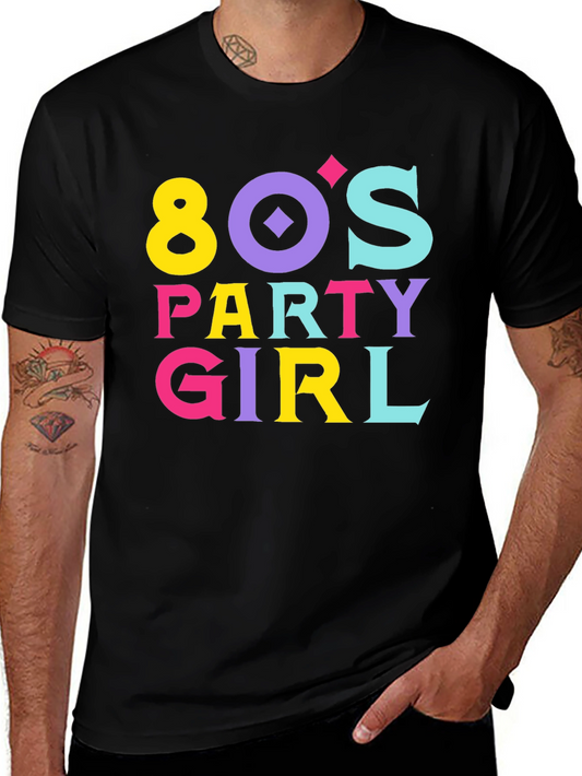 80s Party Girl Graphic Tee