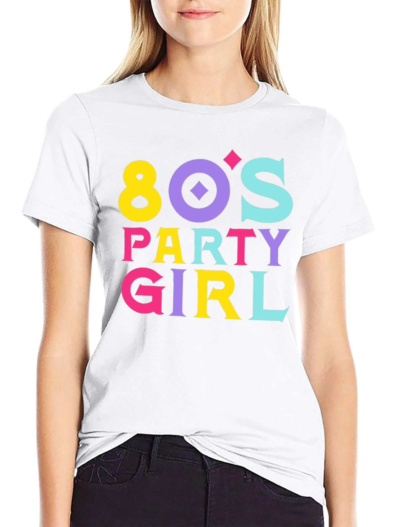 80s Party Girl Graphic Tee