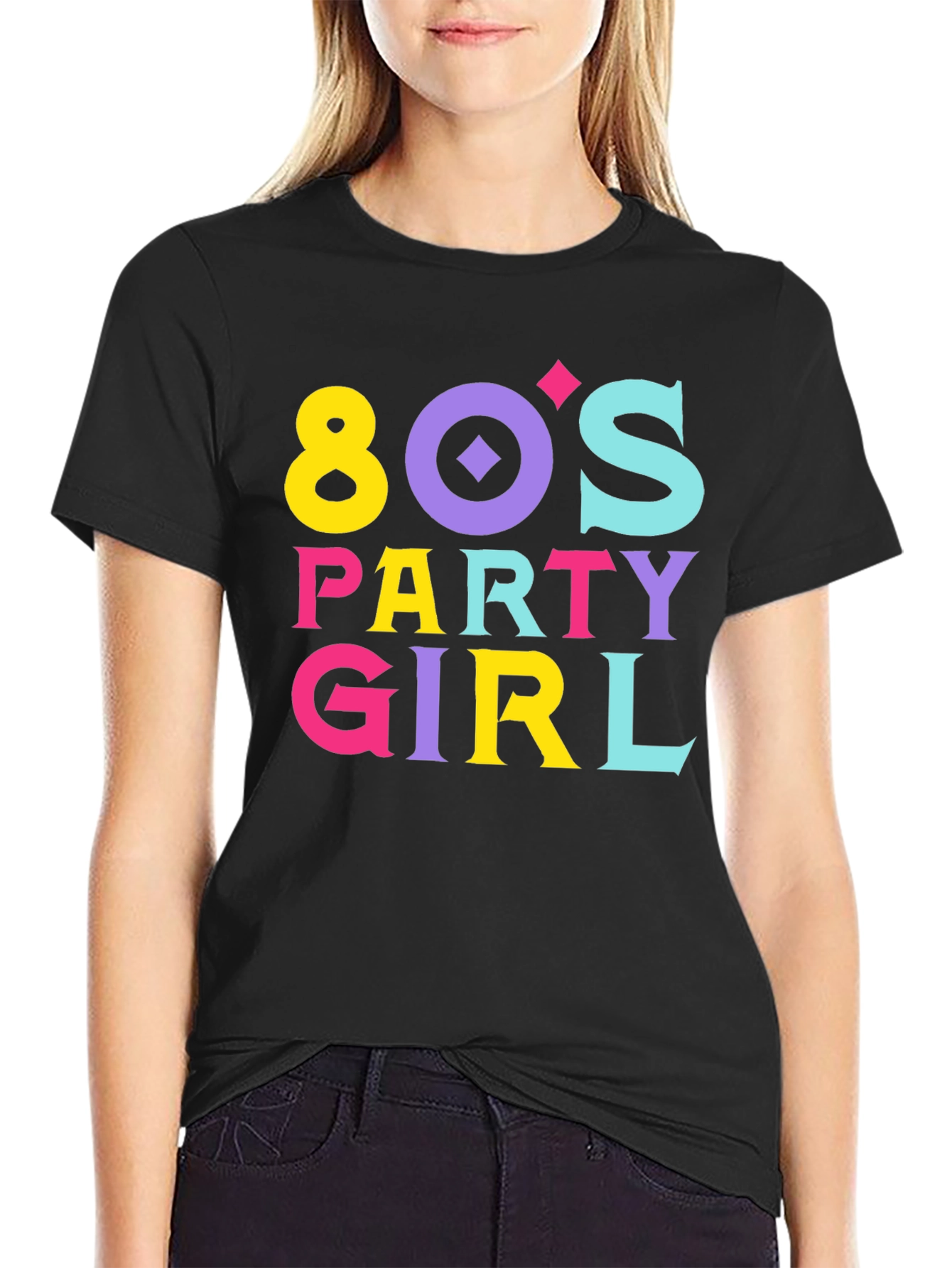 80s Party Girl Graphic Tee
