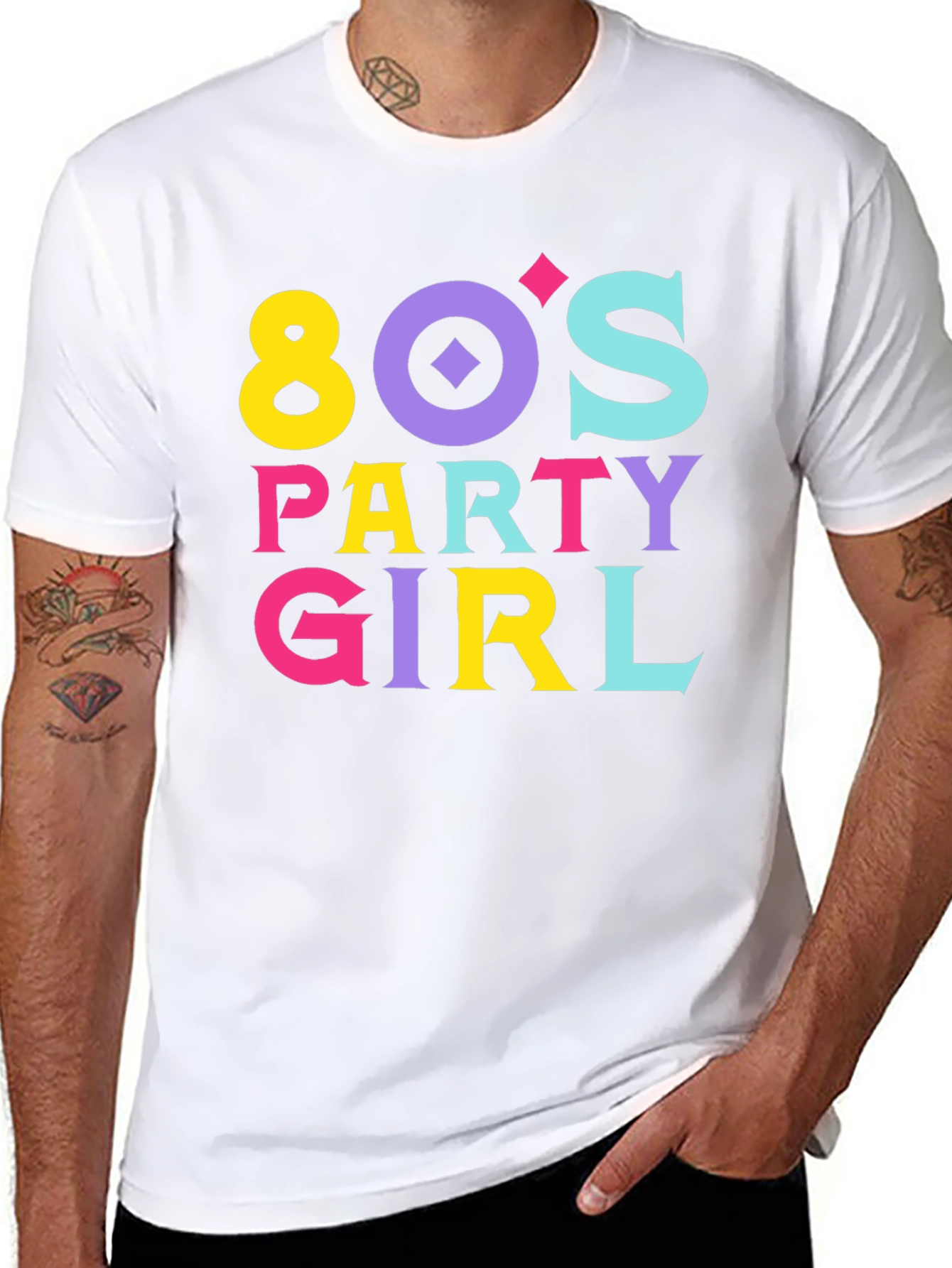 80s Party Girl Graphic Tee