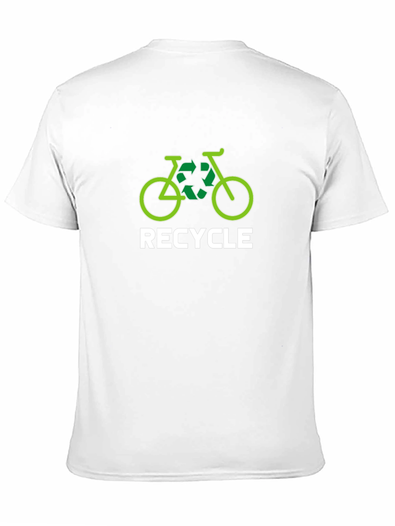 Recycle Bicycle Graphic T-Shirt - Eco-Friendly Tee