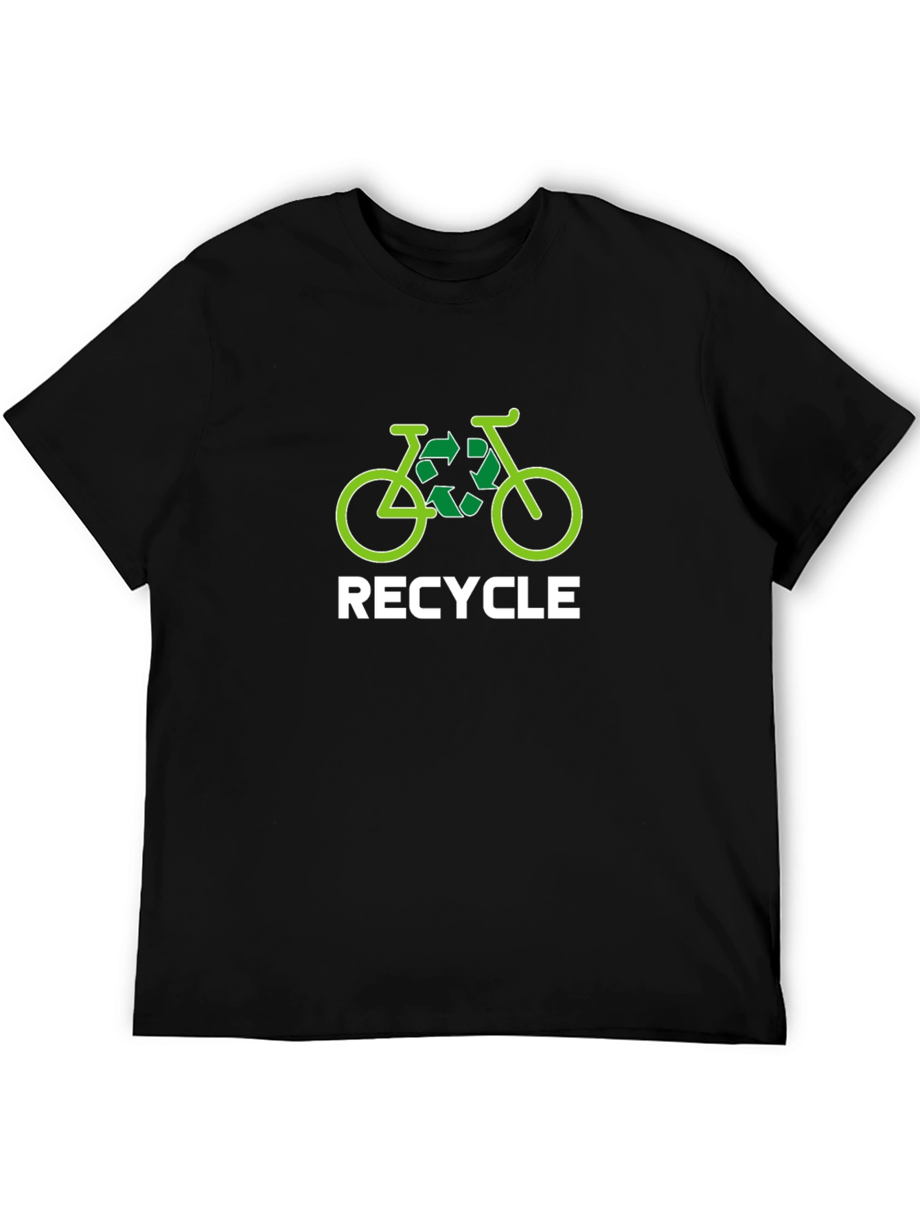 Recycle Bicycle Graphic T-Shirt - Eco-Friendly Tee