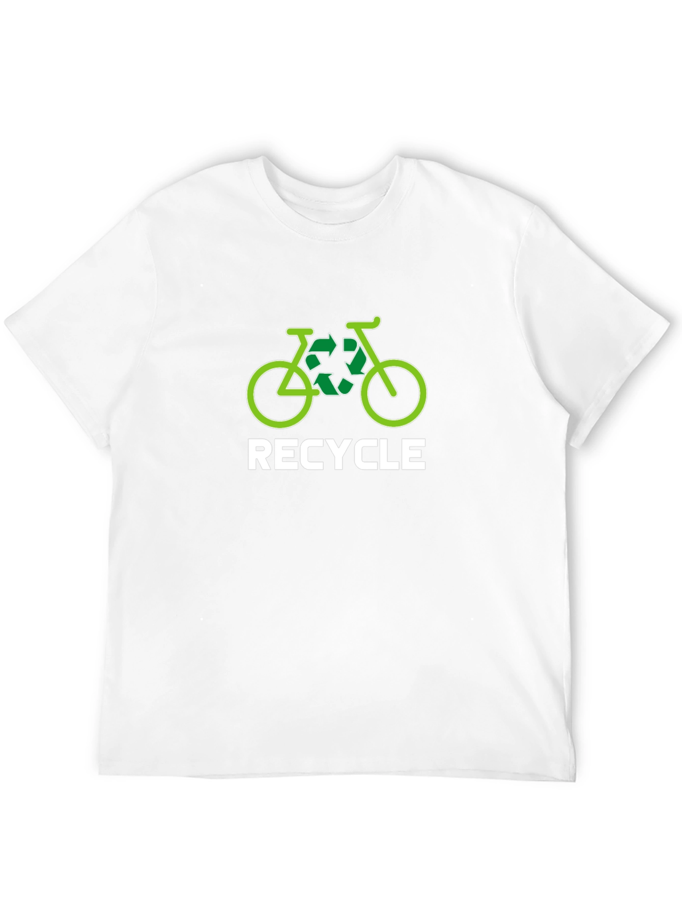 Recycle Bicycle Graphic T-Shirt - Eco-Friendly Tee