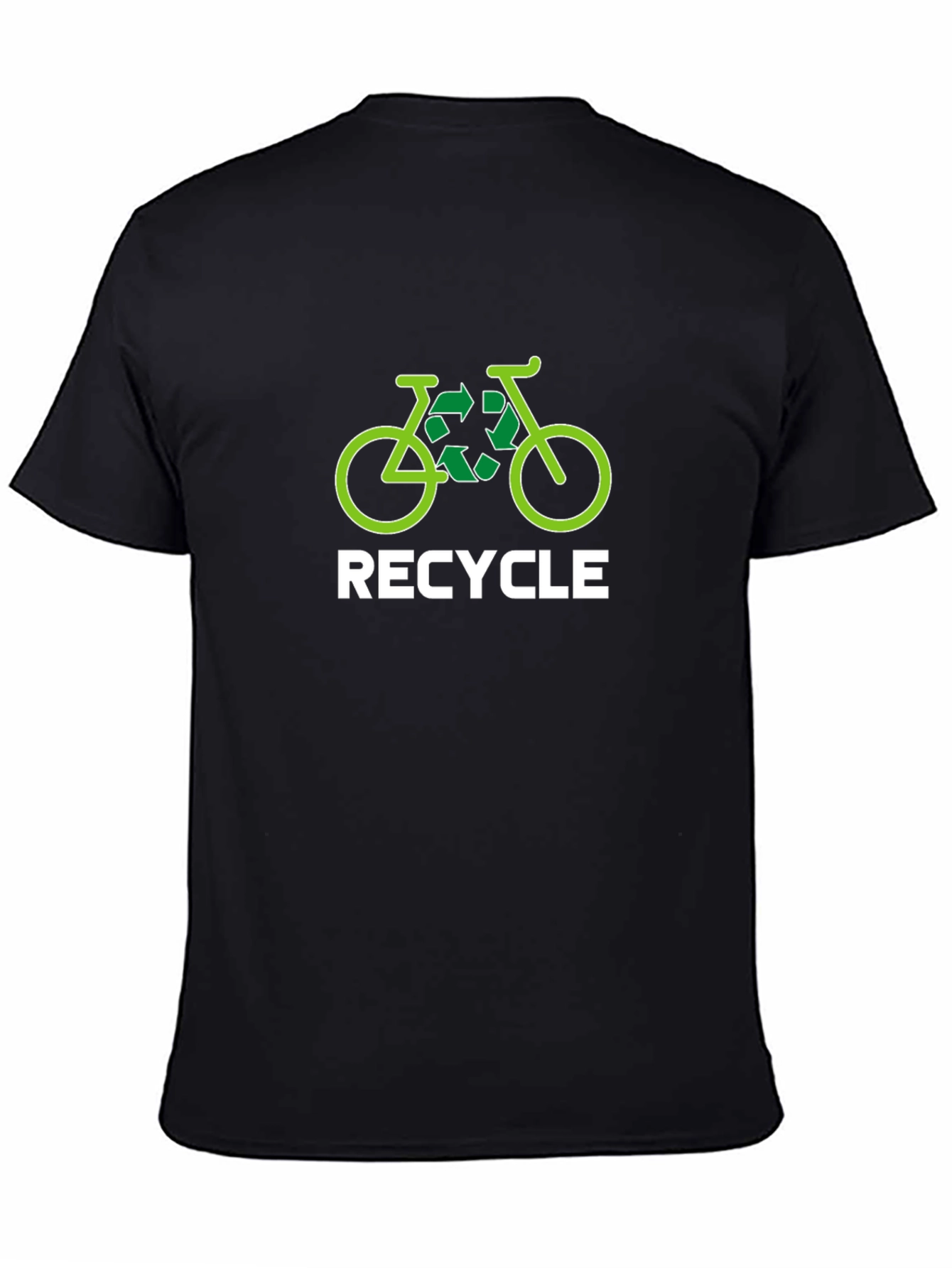 Recycle Bicycle Graphic T-Shirt - Eco-Friendly Tee