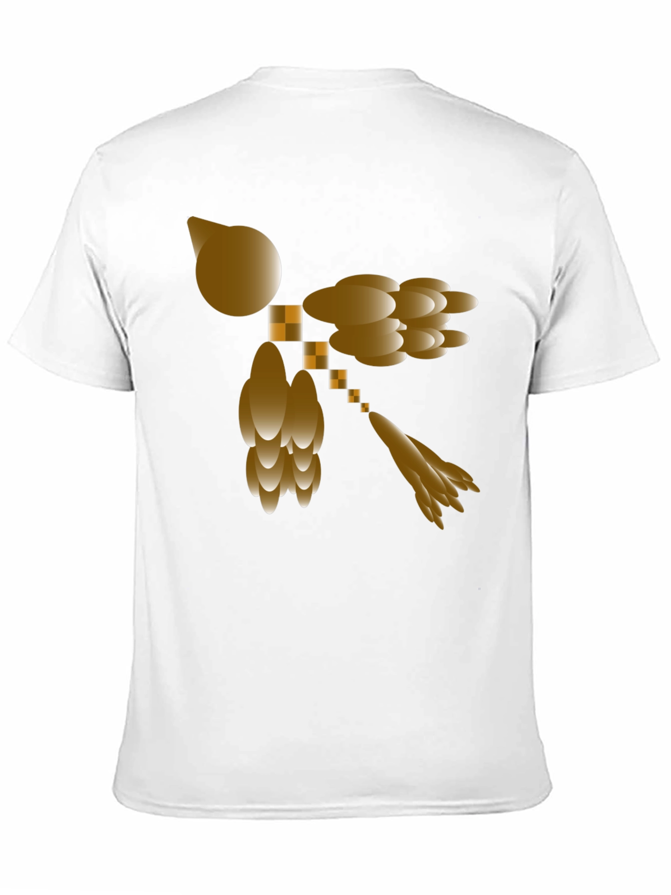 Abstract Design Black T-Shirt