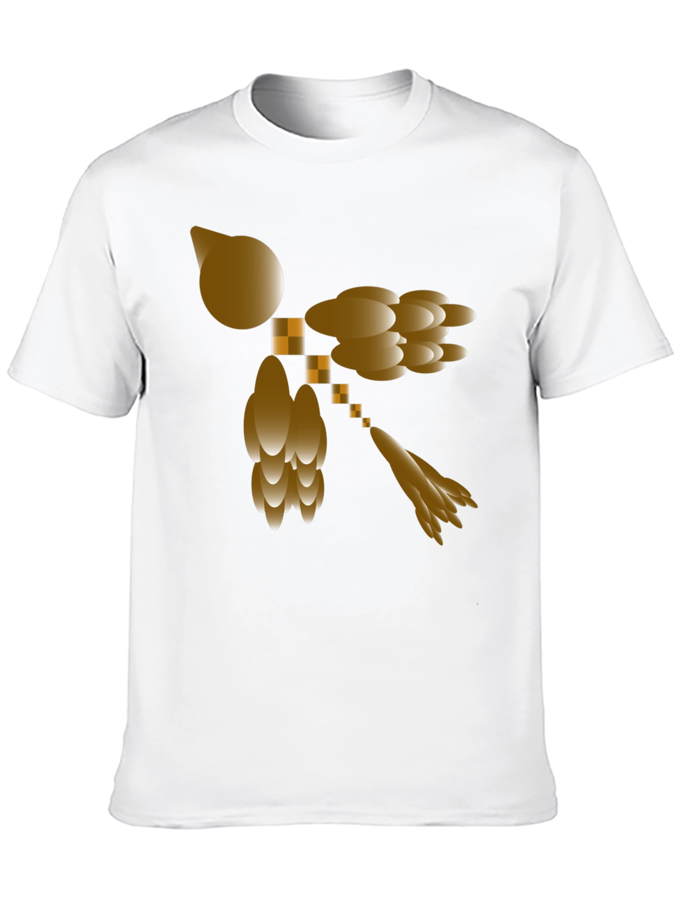 Abstract Design Black T-Shirt