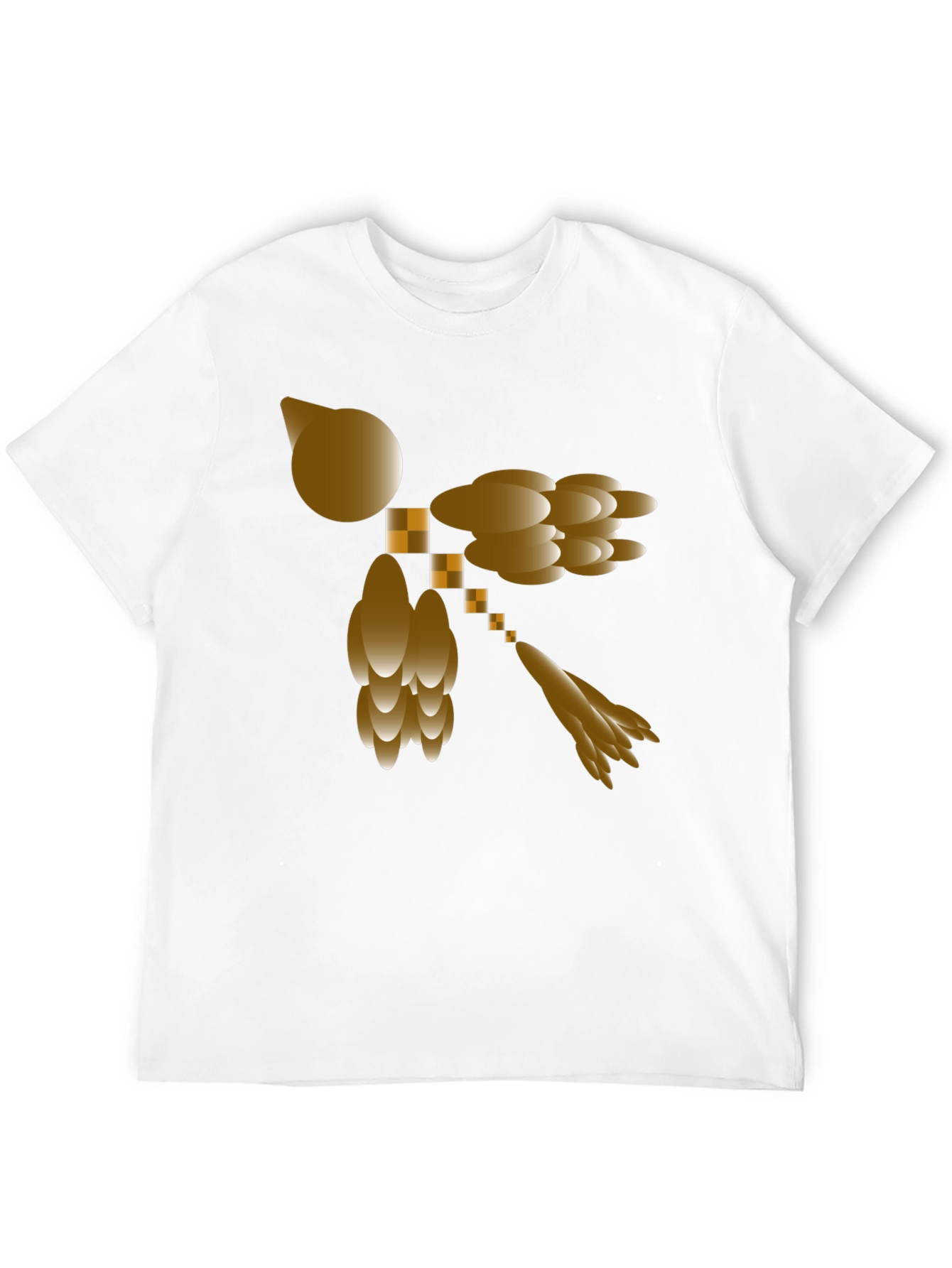 Abstract Design Black T-Shirt