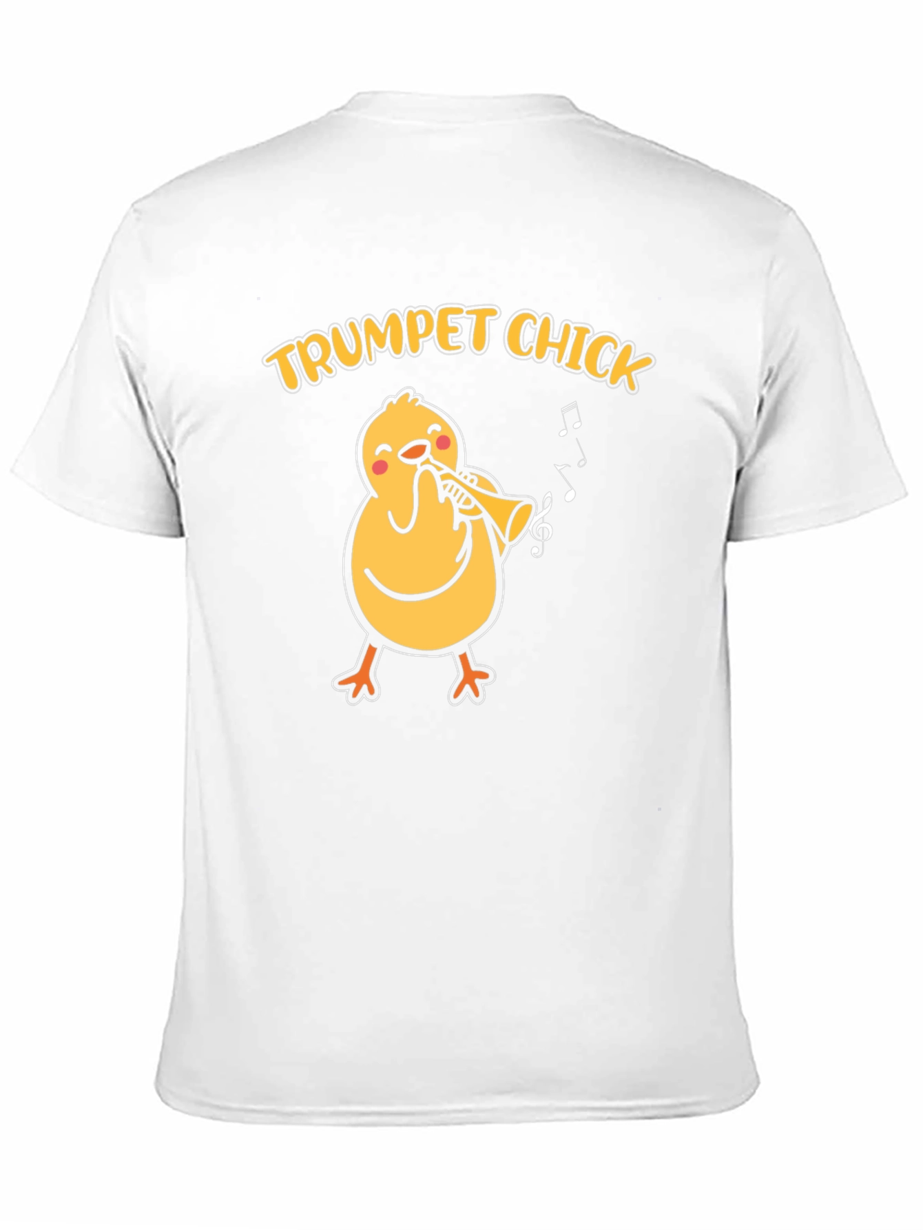Trumpet Chick T-Shirt - Musical Bird Tee