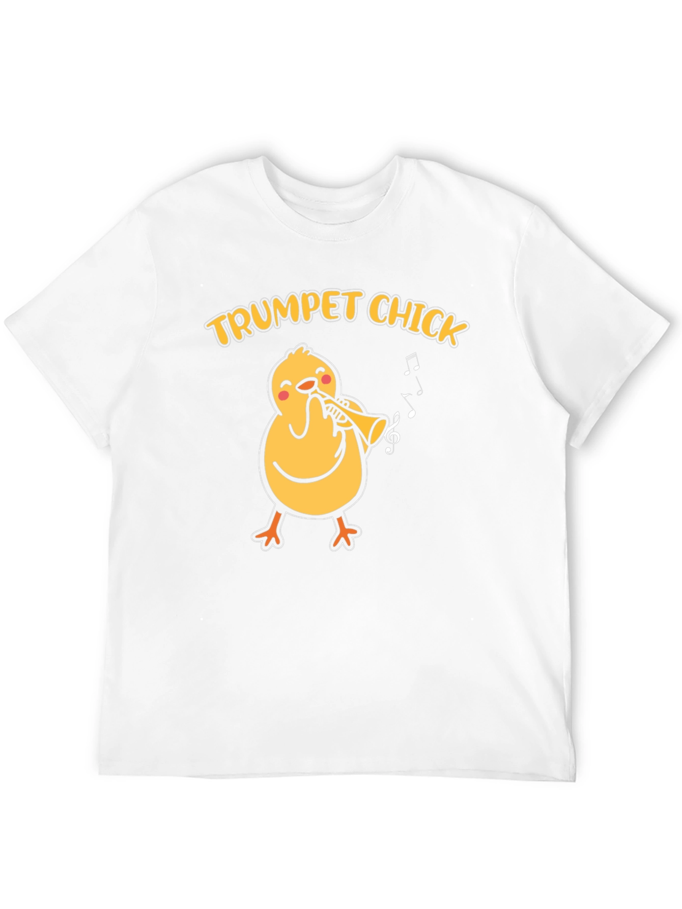Trumpet Chick T-Shirt - Musical Bird Tee
