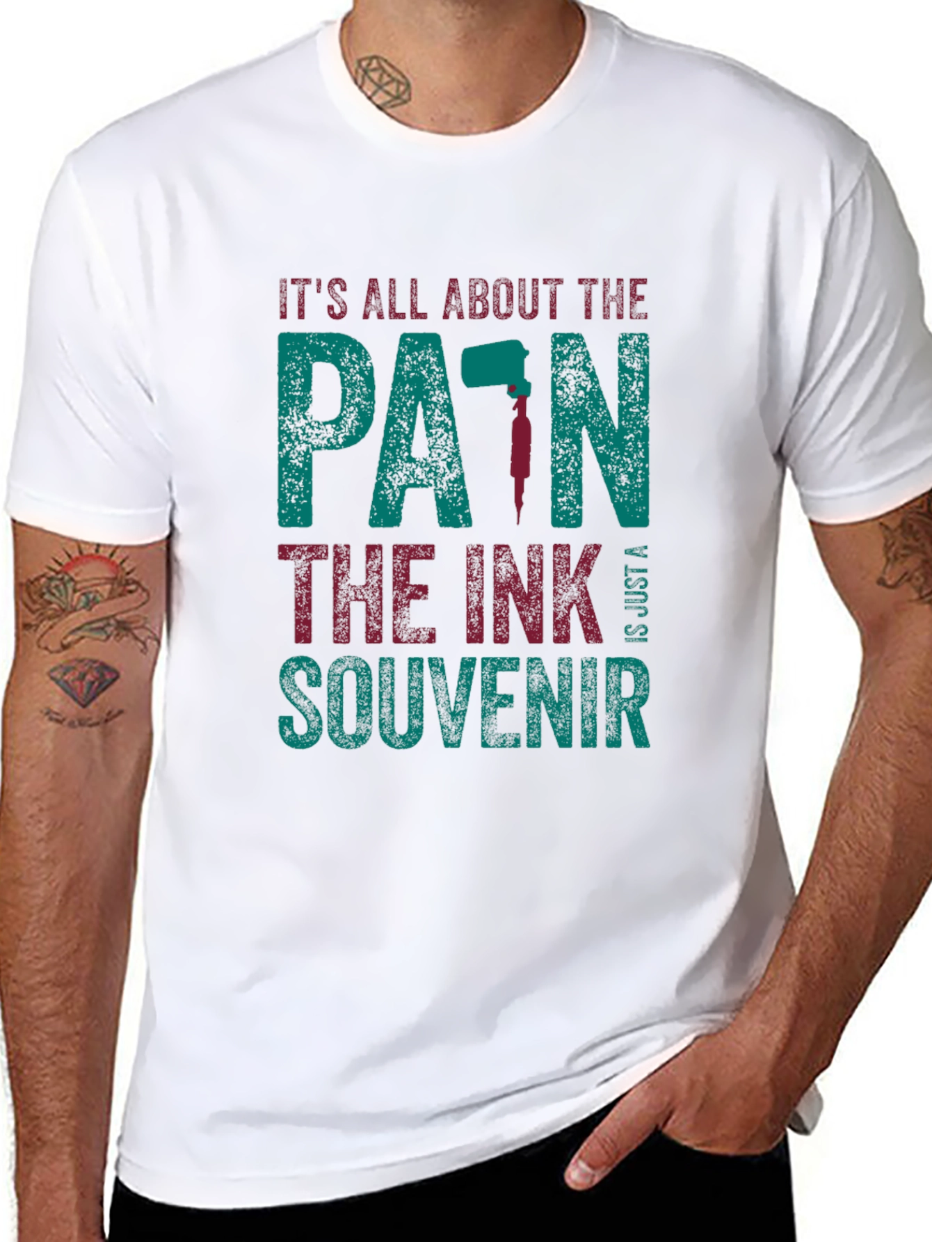 Tattoo Lovers T-Shirt - Pain Ink Souvenir