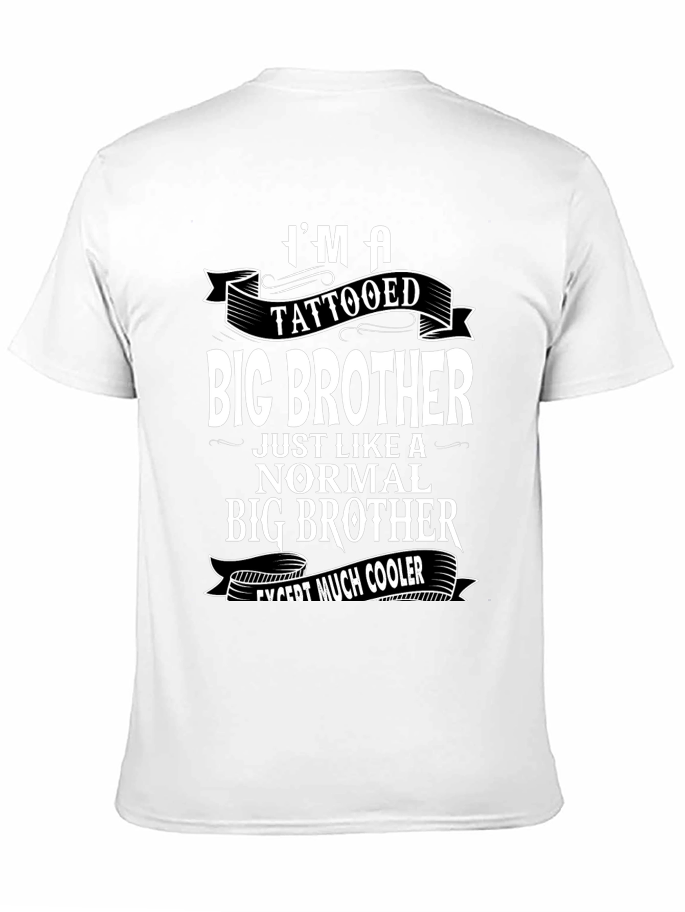 Tattooed Big Brother T-Shirt - Cool Sibling Tee
