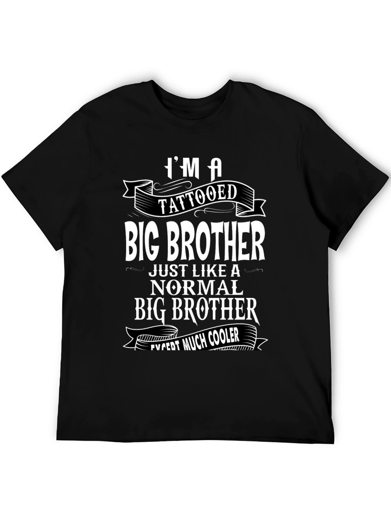 Tattooed Big Brother T-Shirt - Cool Sibling Tee