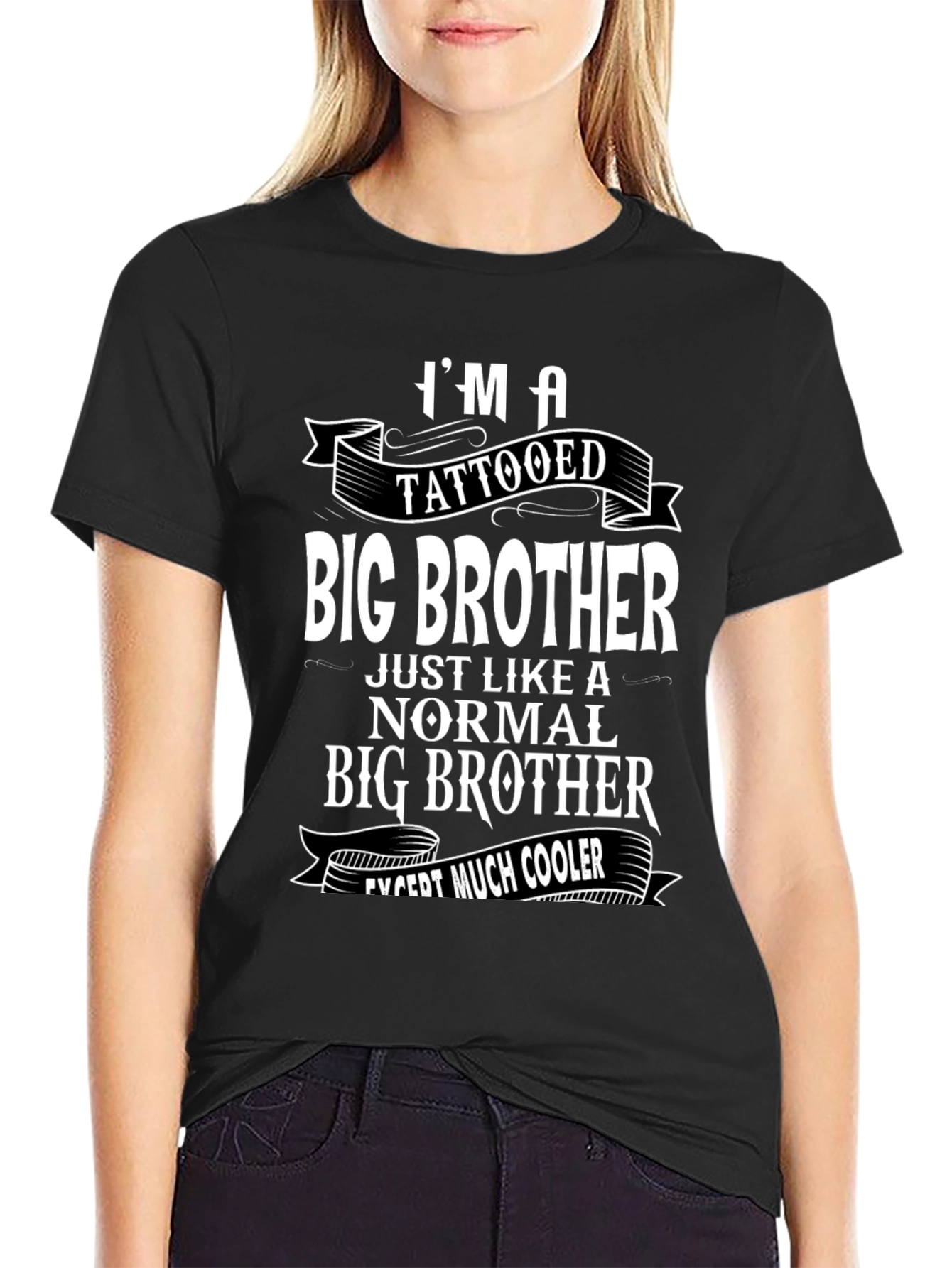Tattooed Big Brother T-Shirt - Cool Sibling Tee
