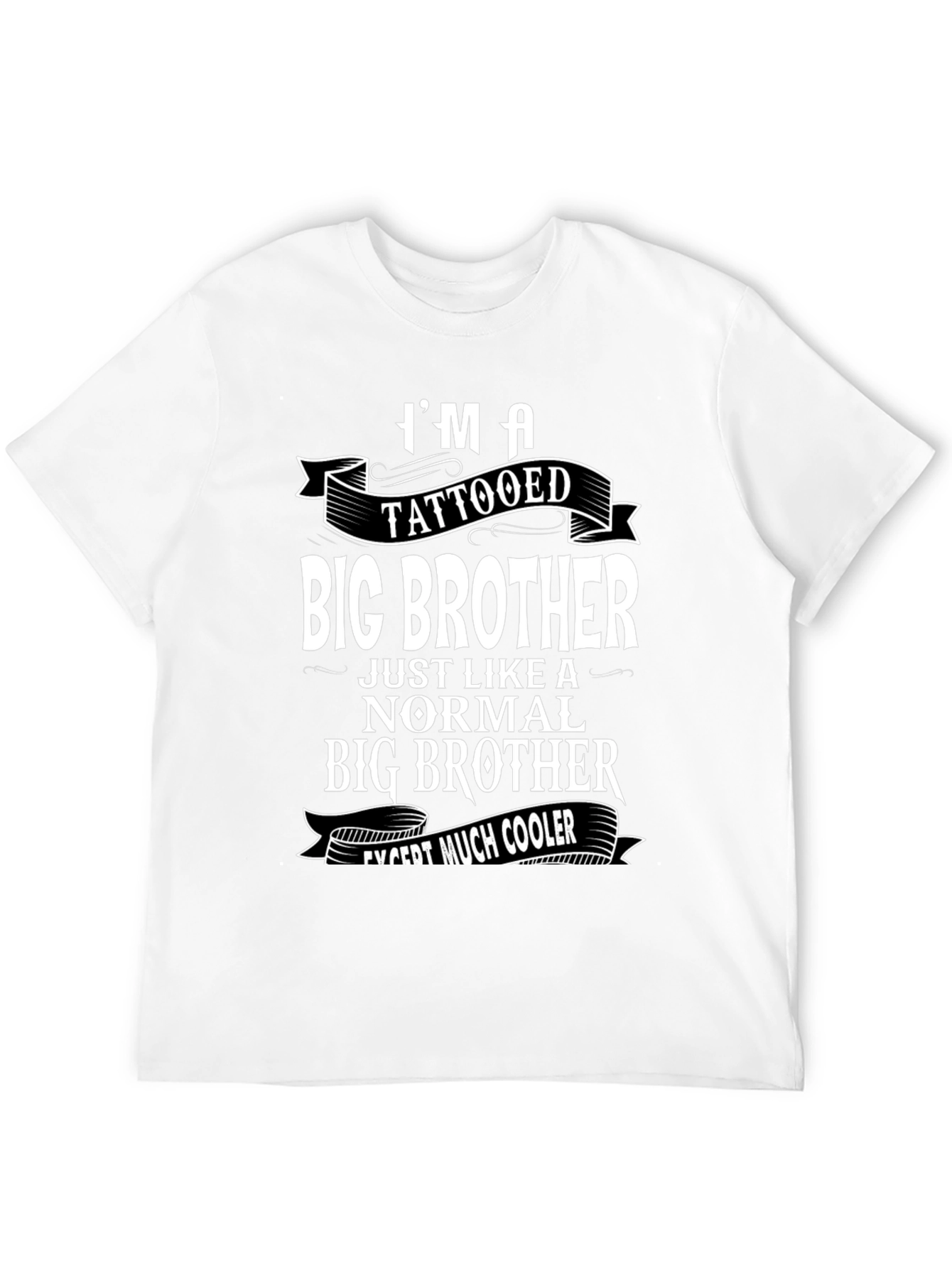 Tattooed Big Brother T-Shirt - Cool Sibling Tee