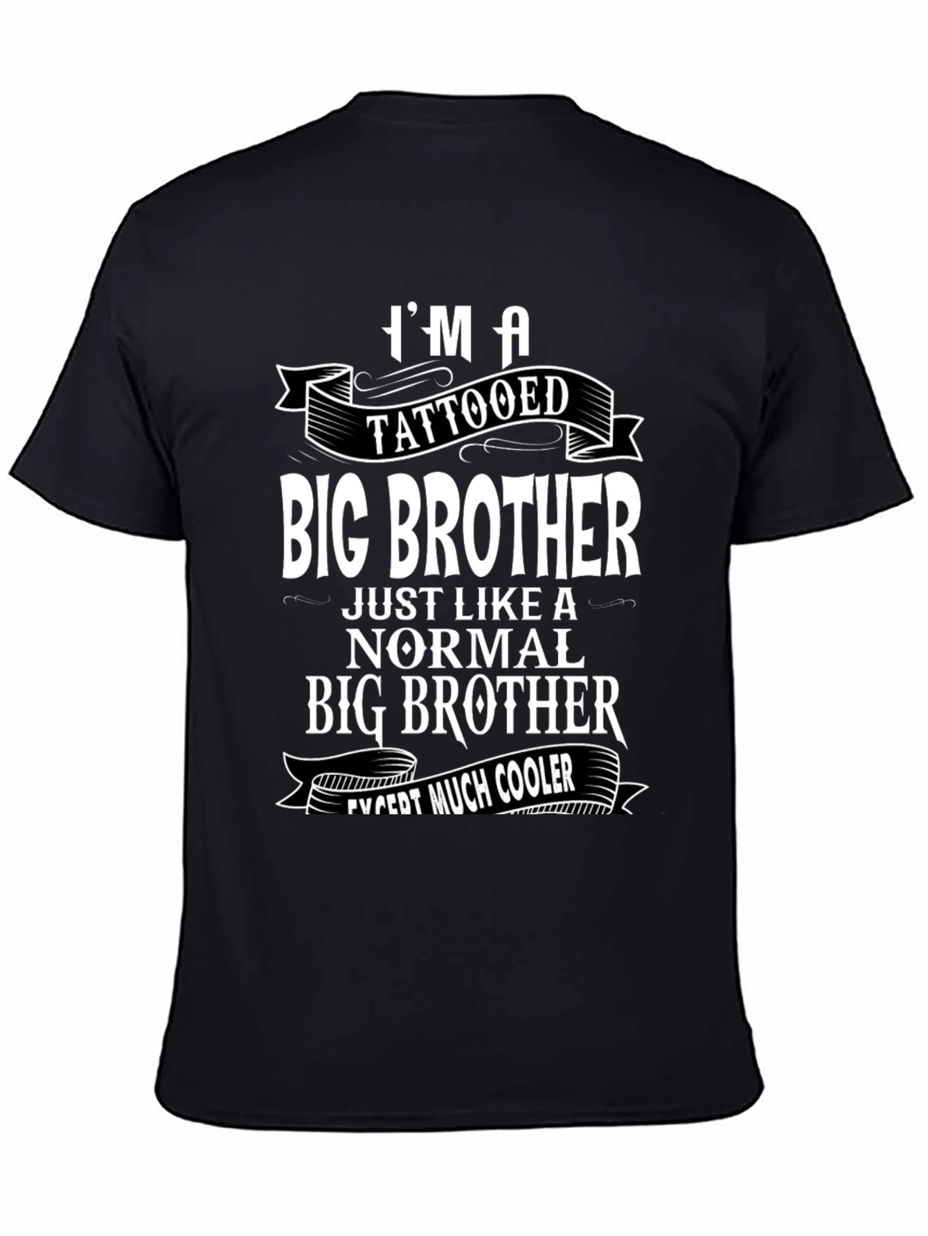 Tattooed Big Brother T-Shirt - Cool Sibling Tee