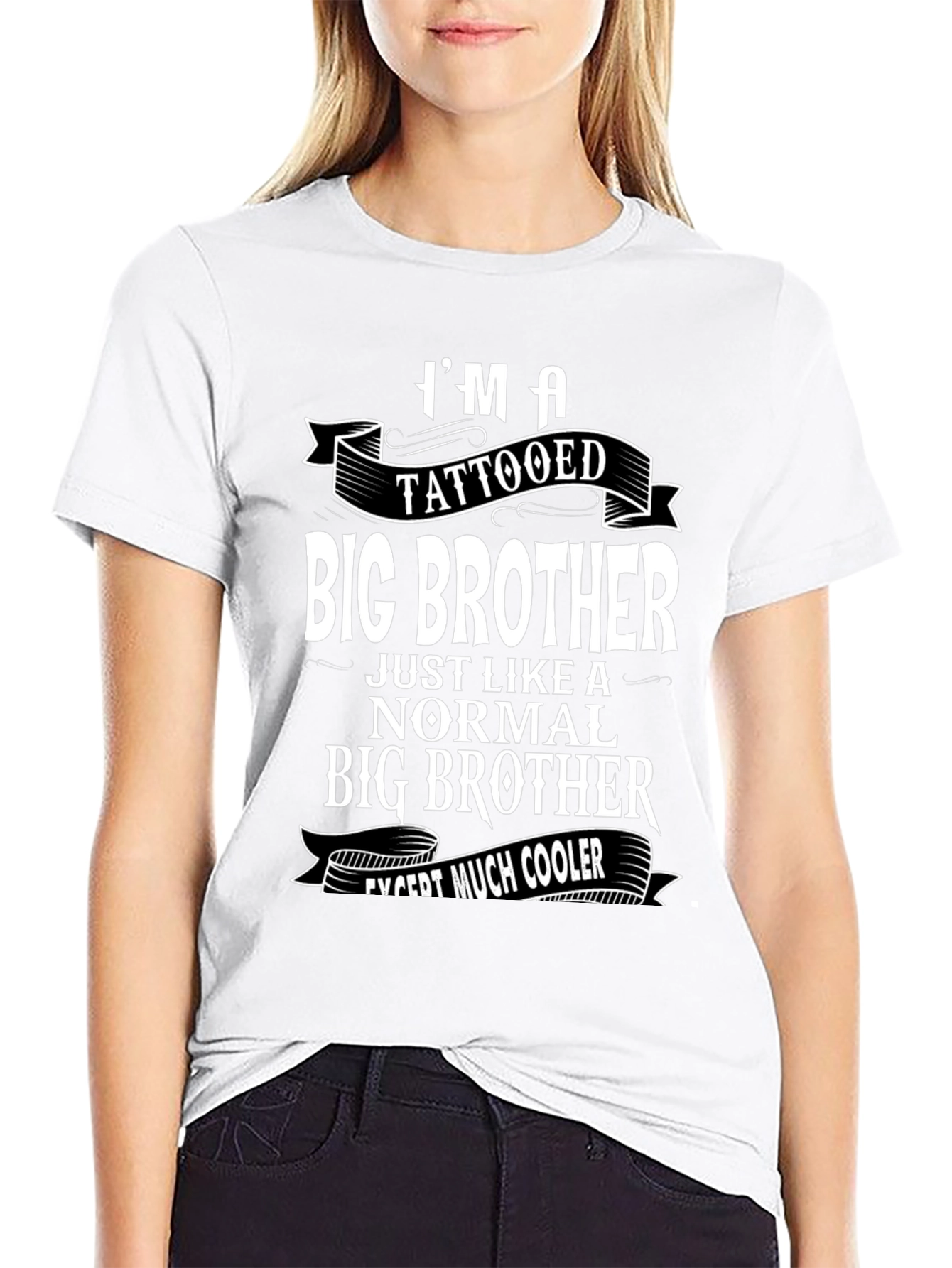 Tattooed Big Brother T-Shirt - Cool Sibling Tee