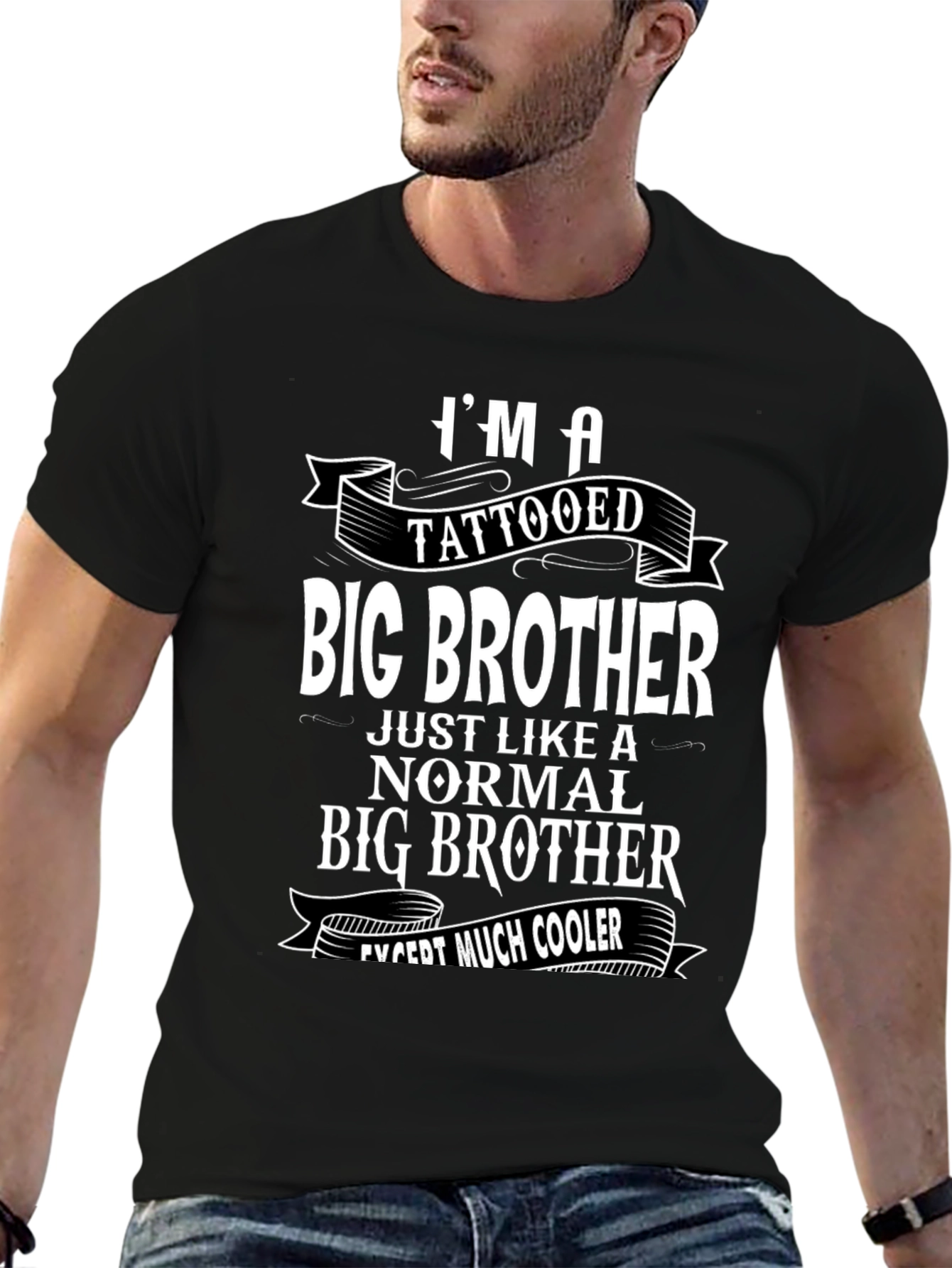 Tattooed Big Brother T-Shirt - Cool Sibling Tee