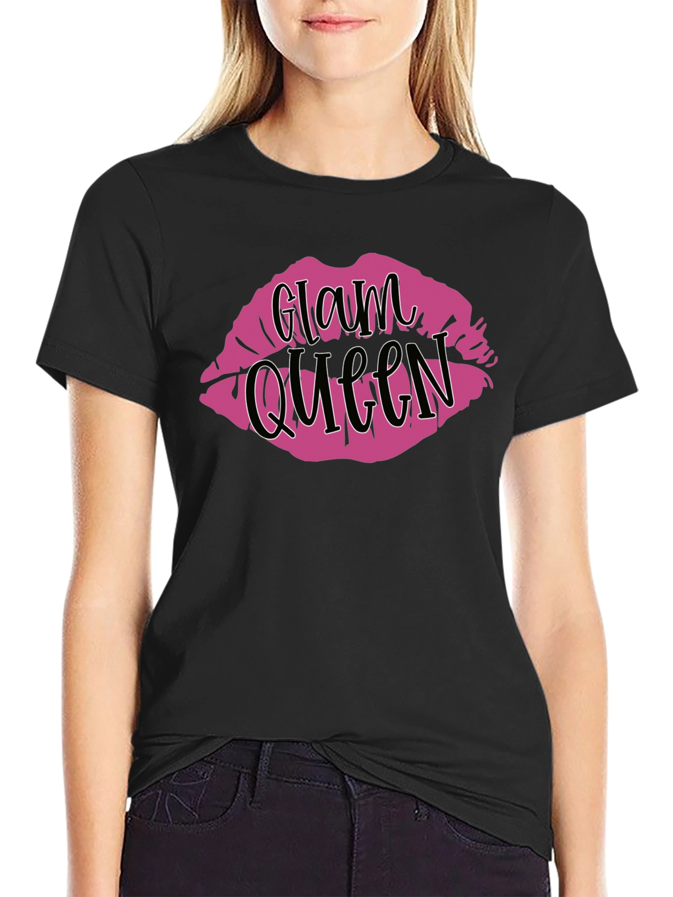 Glam Queen Lips Graphic T-Shirt