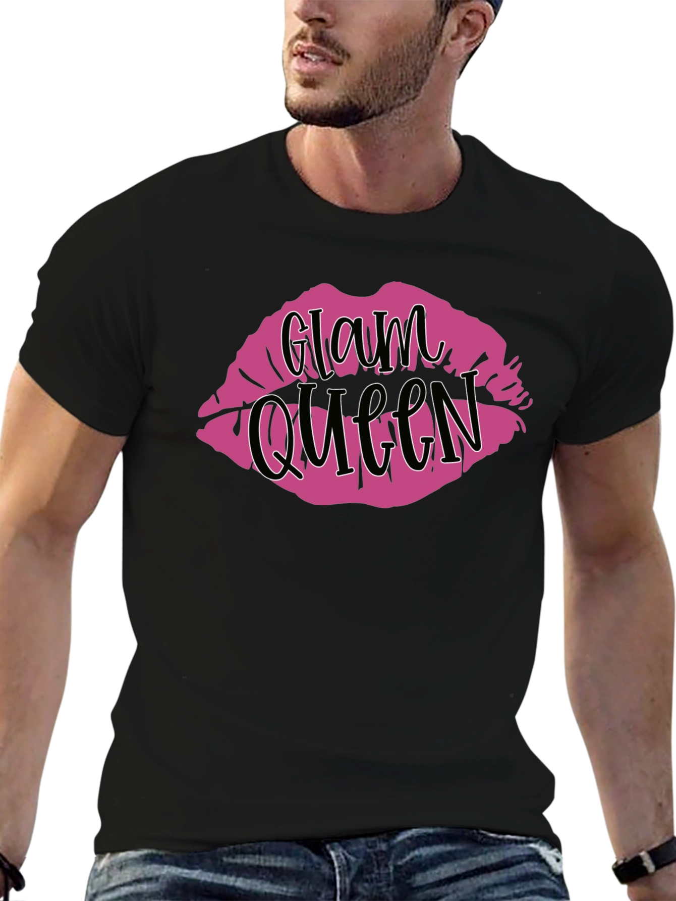 Glam Queen Lips Graphic T-Shirt