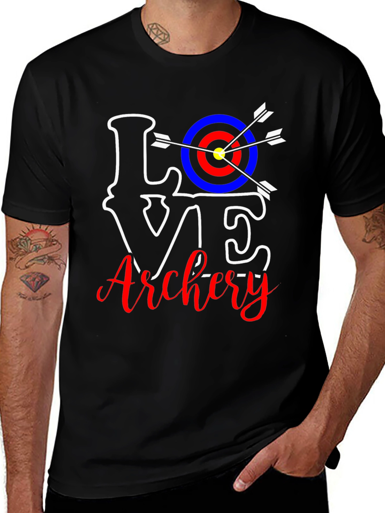 Love Archery T-Shirt - Black