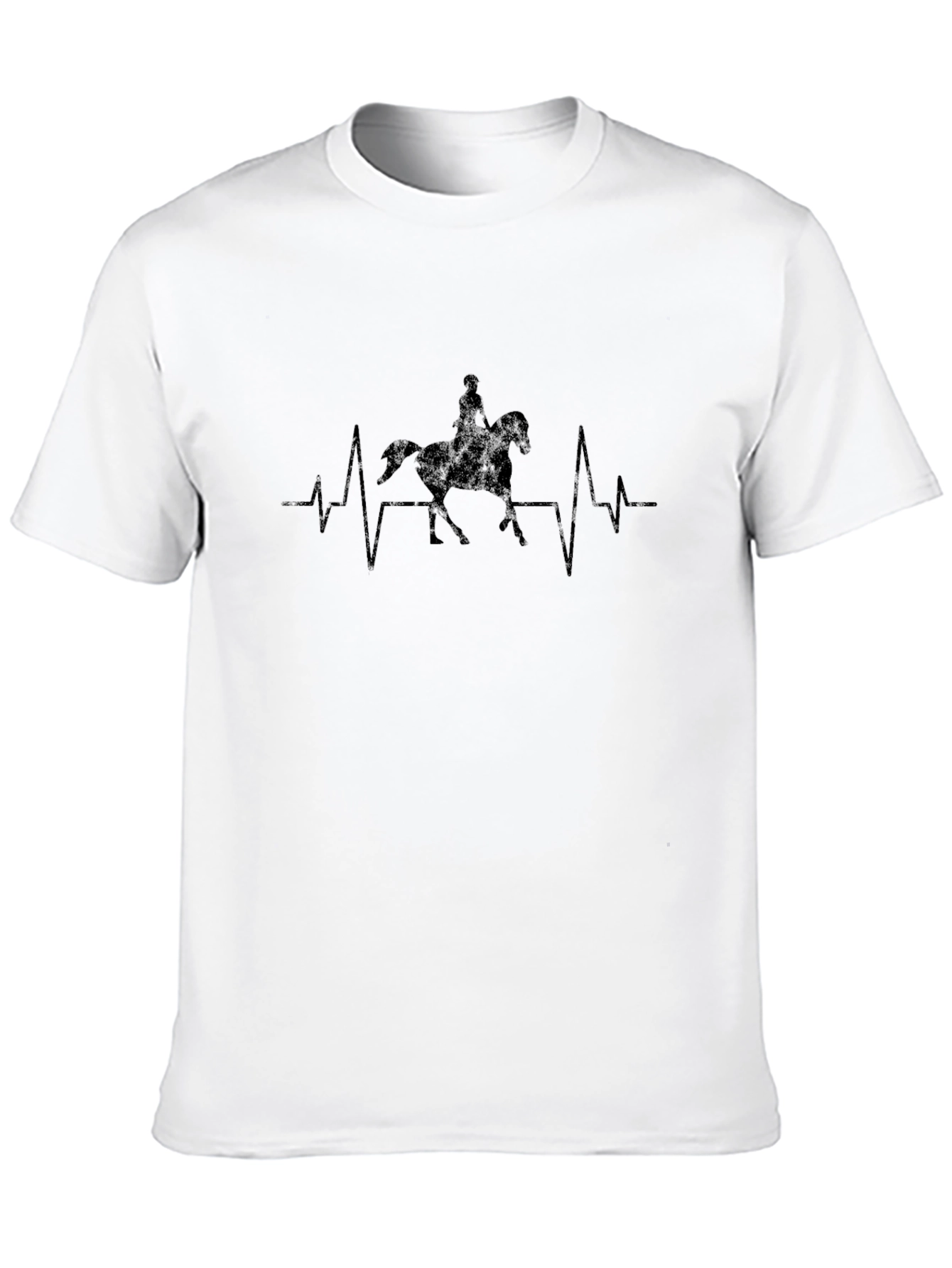 Equestrian Heartbeat T-Shirt - Horse Lover Tee