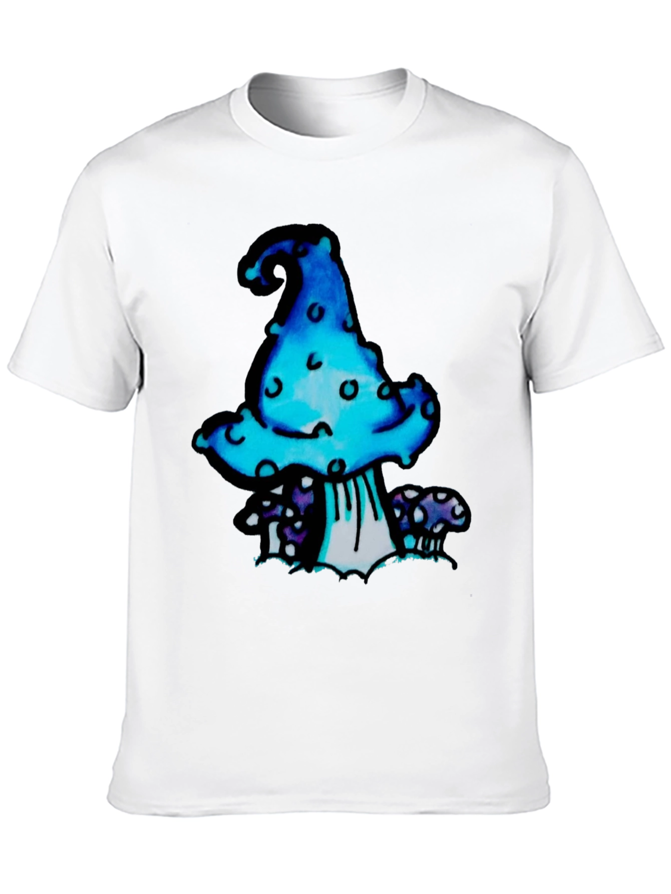 Funky Mushroom Graphic T-Shirt