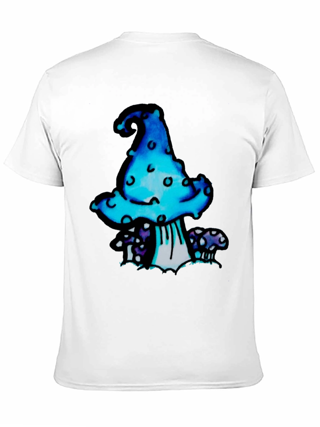 Funky Mushroom Graphic T-Shirt