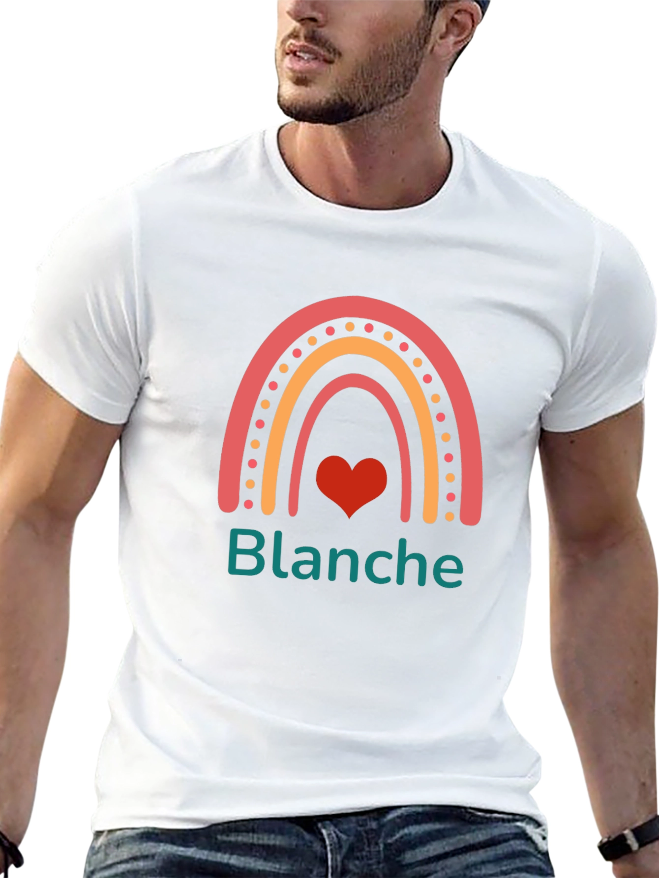 Blanche Rainbow Heart T-Shirt