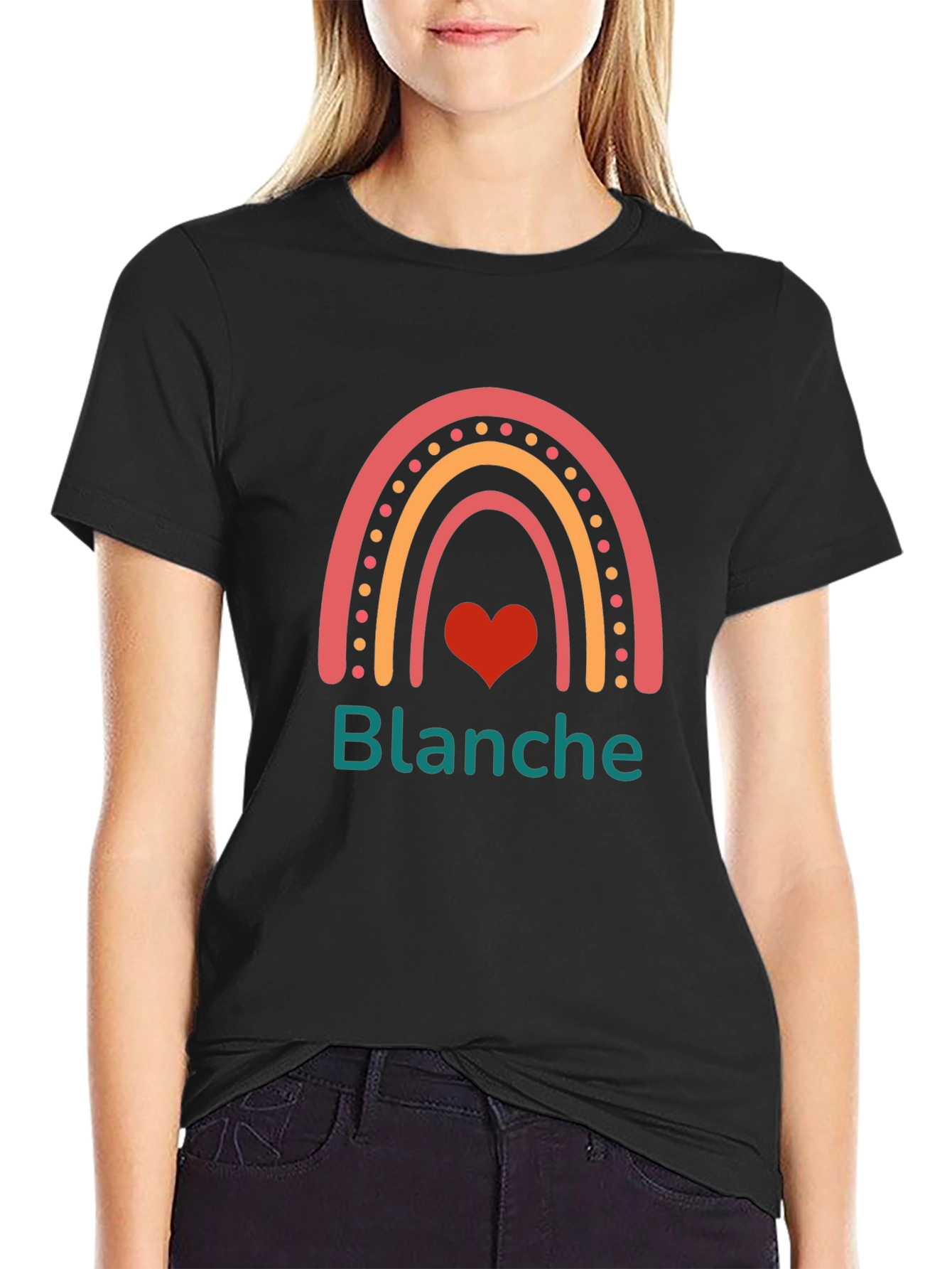 Blanche Rainbow Heart T-Shirt