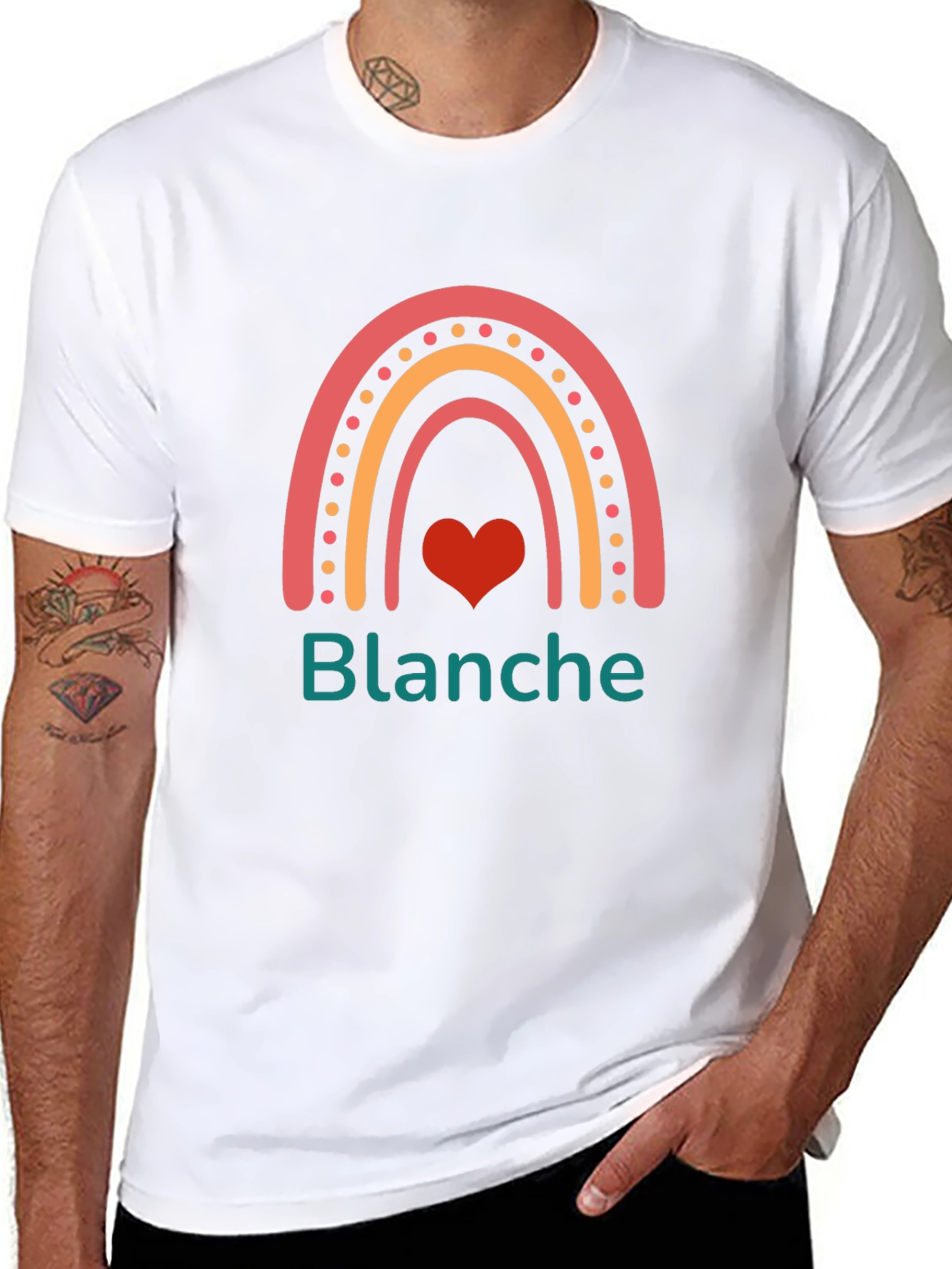 Blanche Rainbow Heart T-Shirt