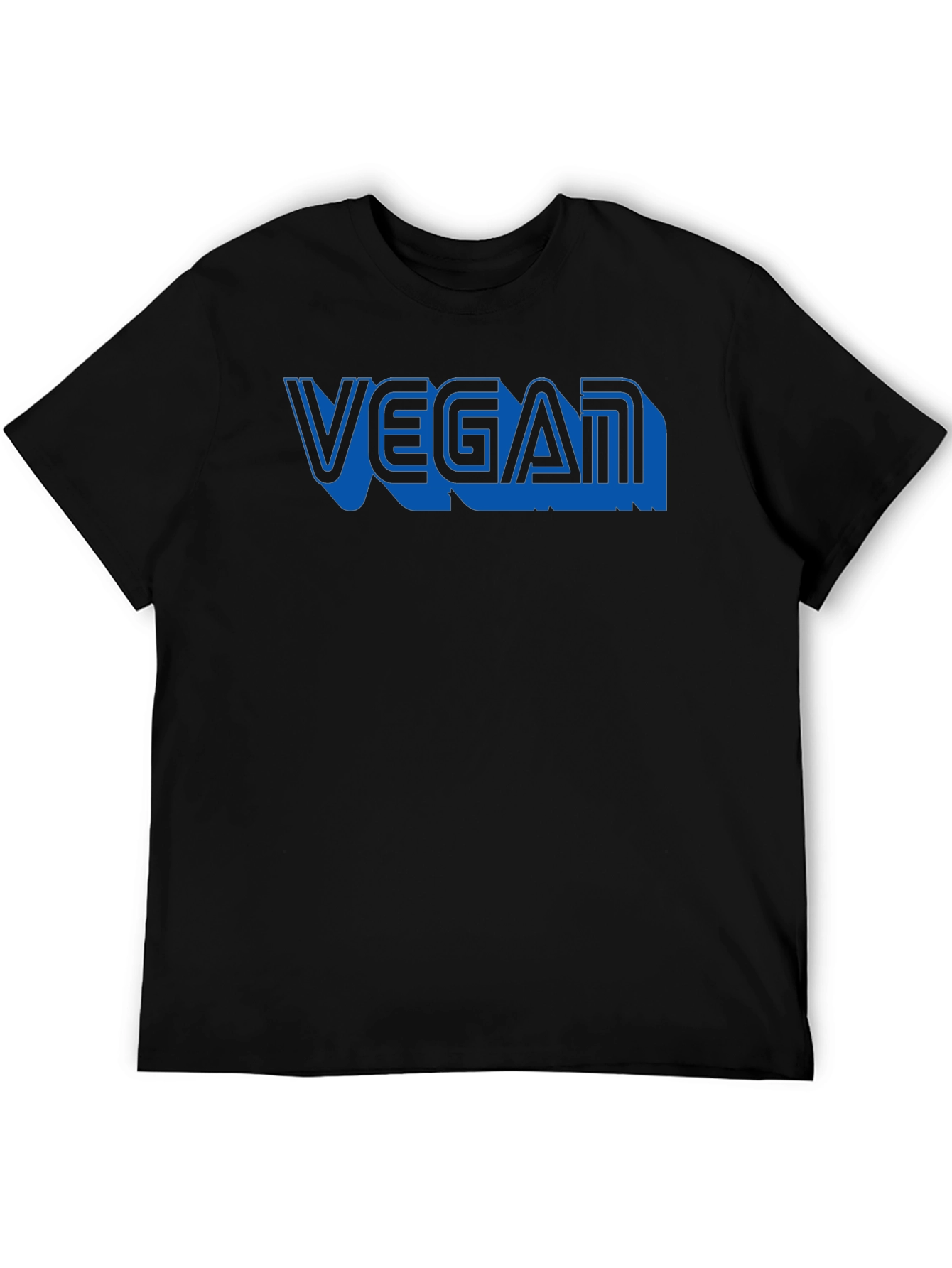 Vegan Graphic Tee - Black