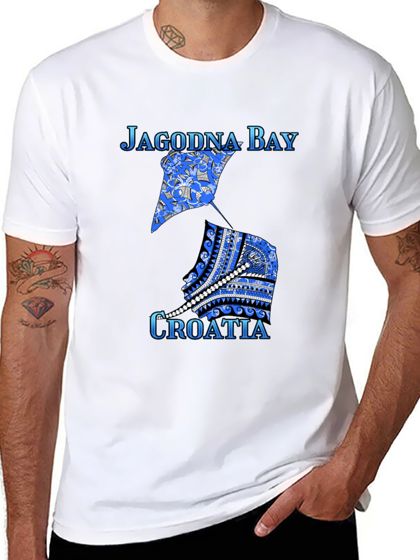 Jagodna Bay Croatia Graphic Tee
