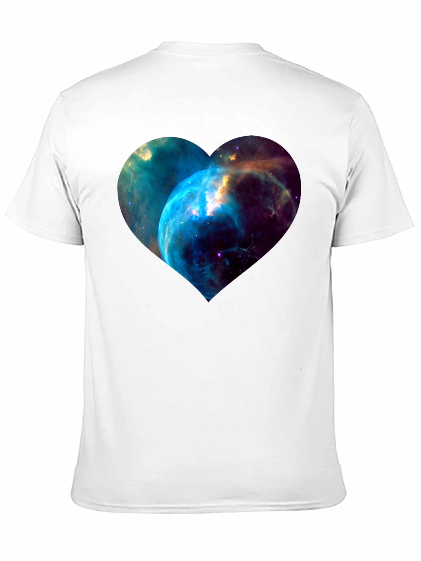 Nebula Heart Graphic Black T-Shirt