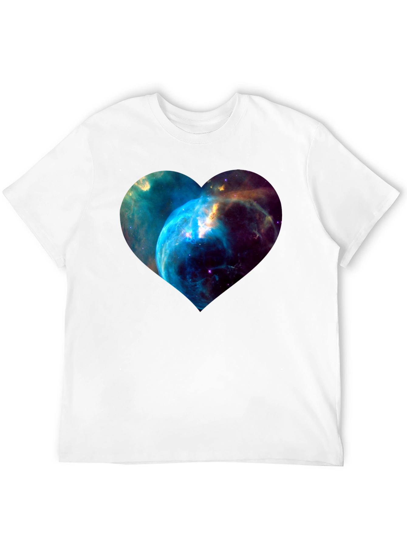 Nebula Heart Graphic Black T-Shirt